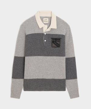 Todd Snyder by Fanatics for NHL New York Rangers Cashmere Rugby