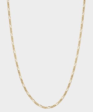 Miansai 3mm Figaro Chain Necklace in Gold Vermeil