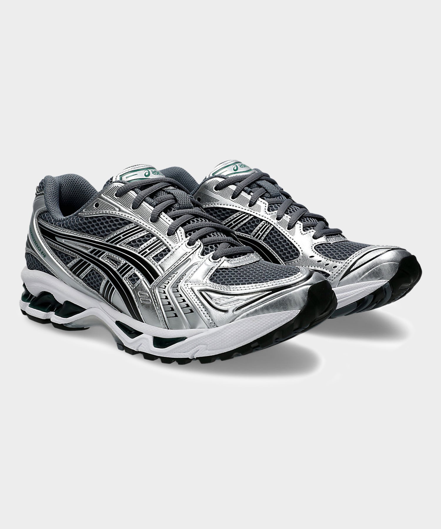 Asics Gel-Kayano 14 in Metropolis + Jasper Green - Image 3