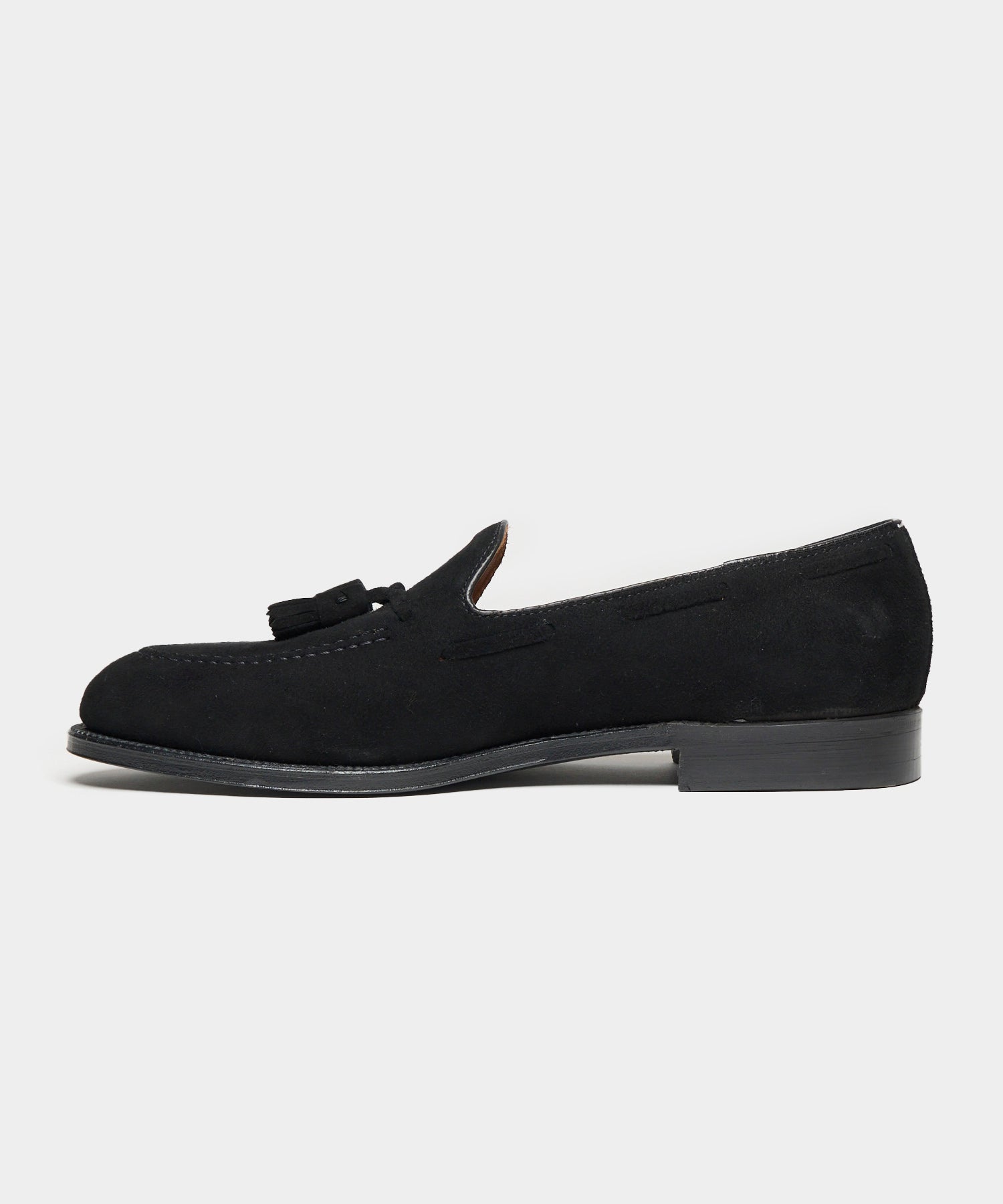 Todd Snyder x Alden Suede Blackout Tassel Loafer - Image 4