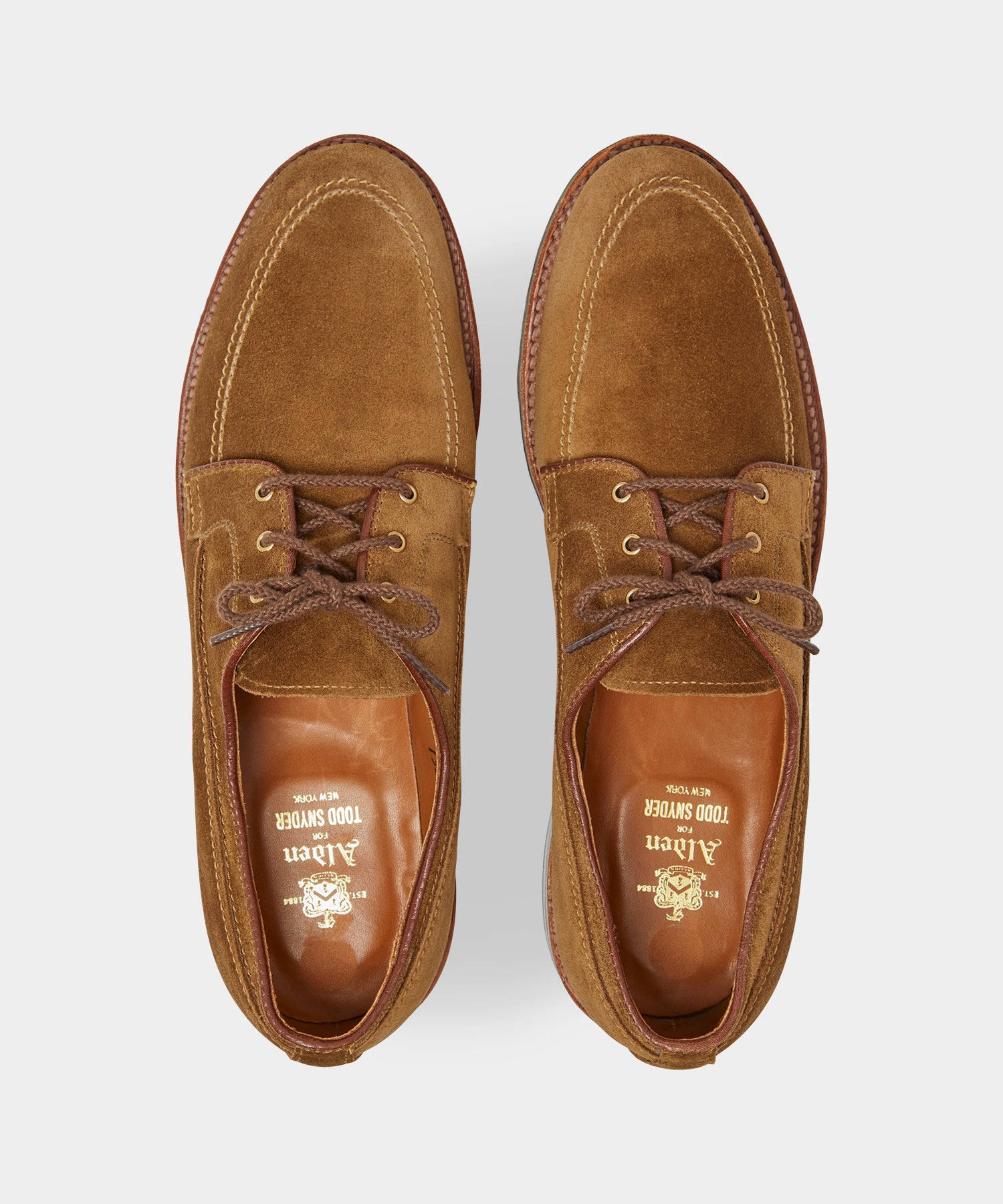 Alden Mocc Toe Suede Blucher - Image 4