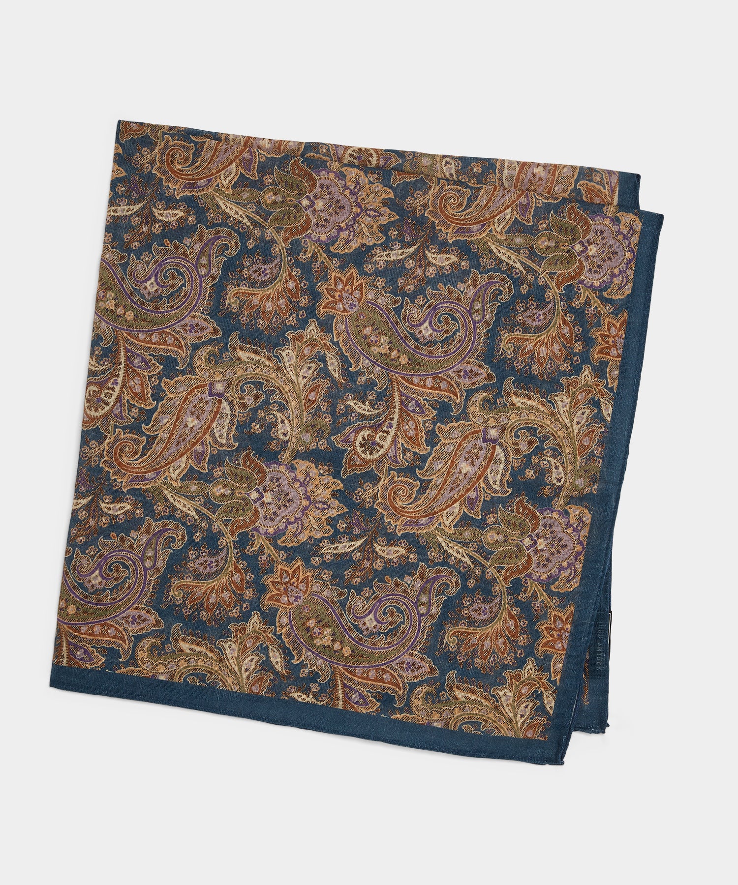 Italian Linen Cotton Paisley Neckerchief - Image 2