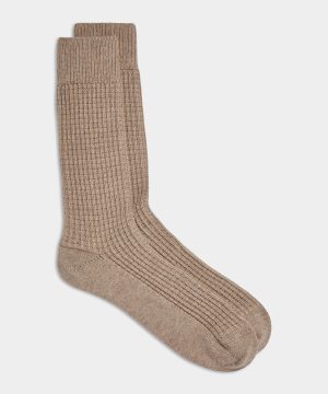 Cotton Waffle Sock
