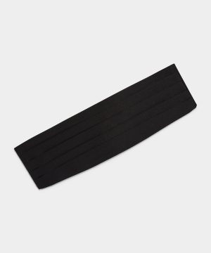 Silk Cummerbund in Black