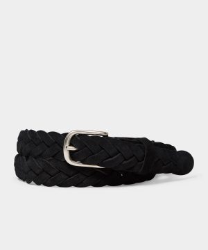 Italian Suede Braided Belt