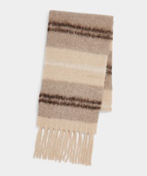 Striped Alpaca Scarf