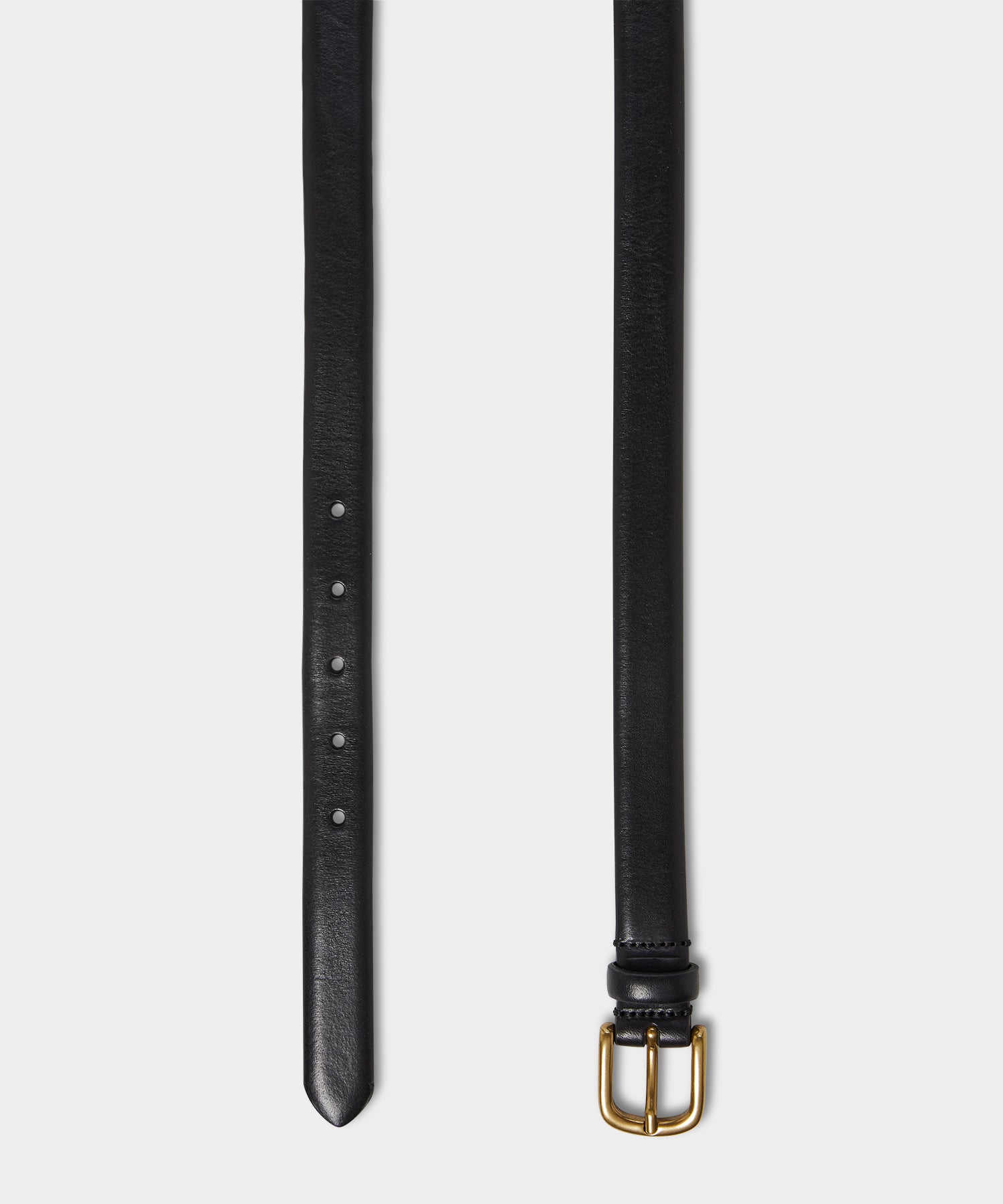 Italian Beveled Edge Leather Belt - Image 3