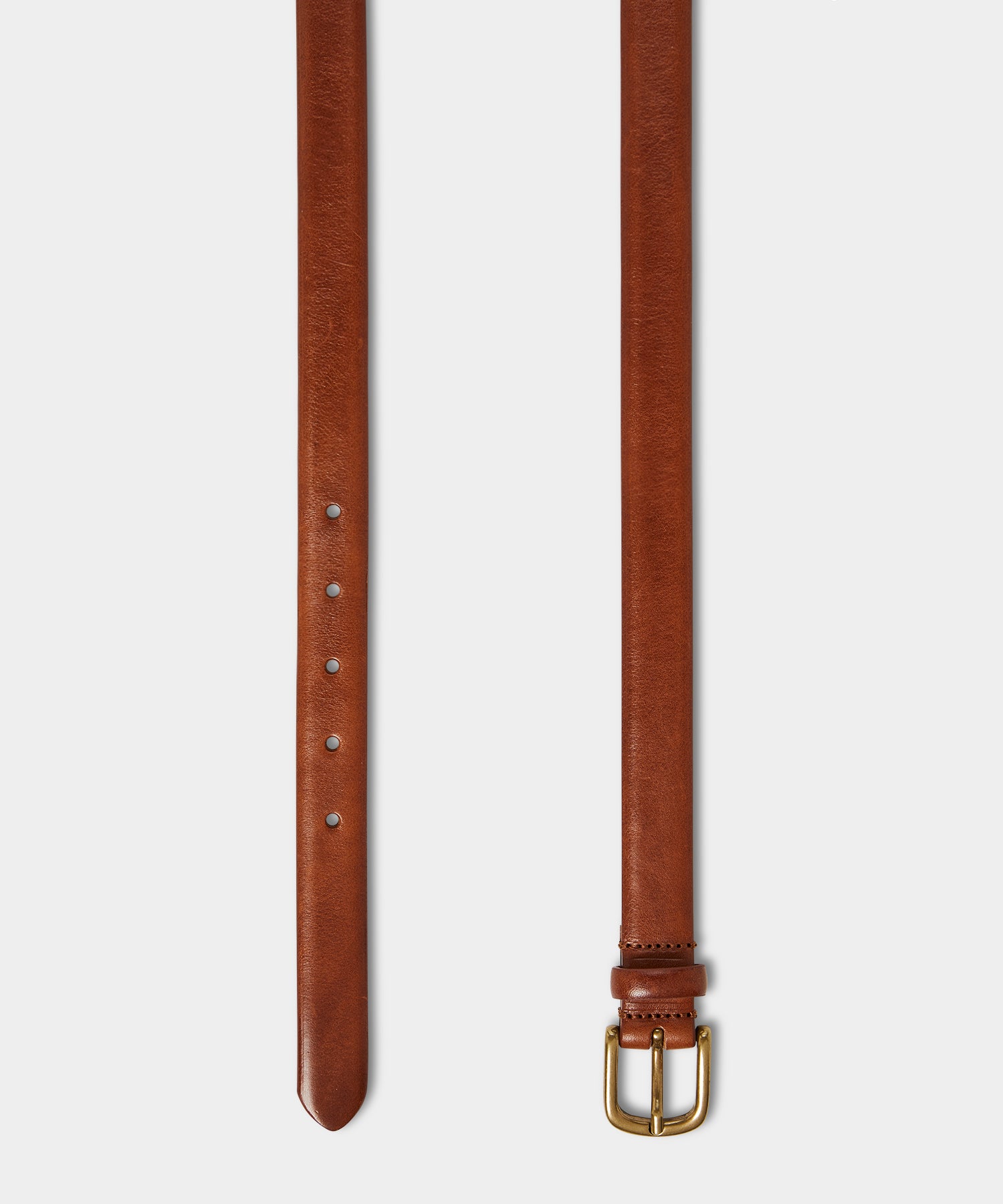 Italian Beveled Edge Leather Belt - Image 2