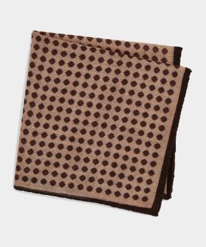 Floral Pocket Square in Cream