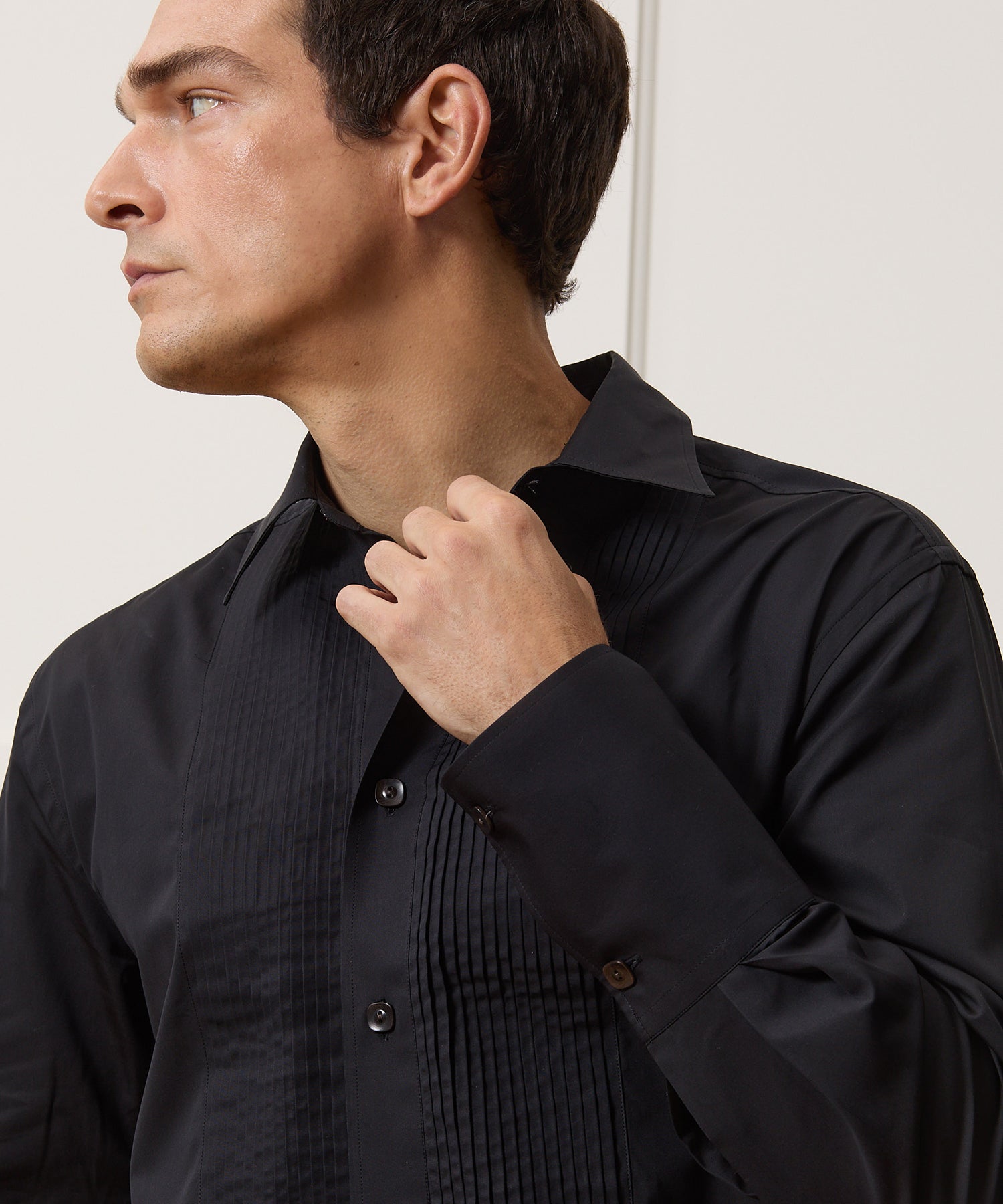 Armando Cabral Pleat Bib Tuxedo Shirt - Image 3