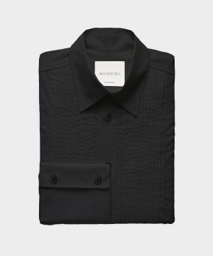 Armando Cabral Pleat Bib Tuxedo Shirt