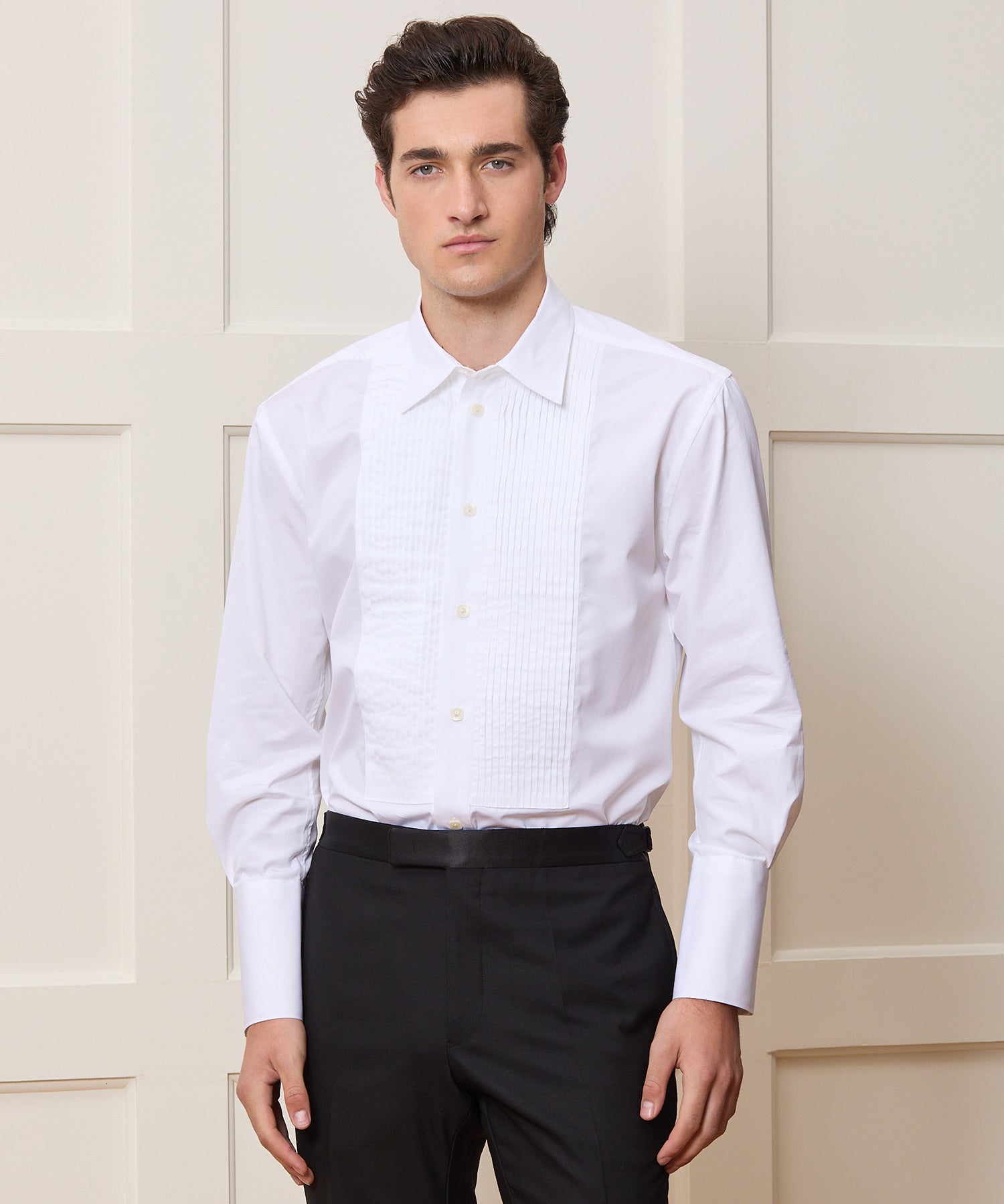 Armando Cabral Pleat Bib Tuxedo Shirt - Image 2