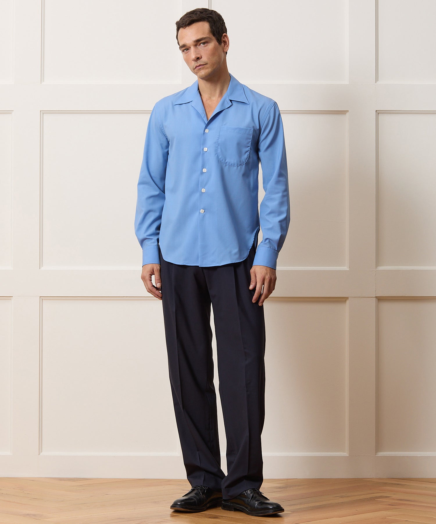 Armando Cabral Long Sleeve Camp Collar Dress Shirt - Image 5