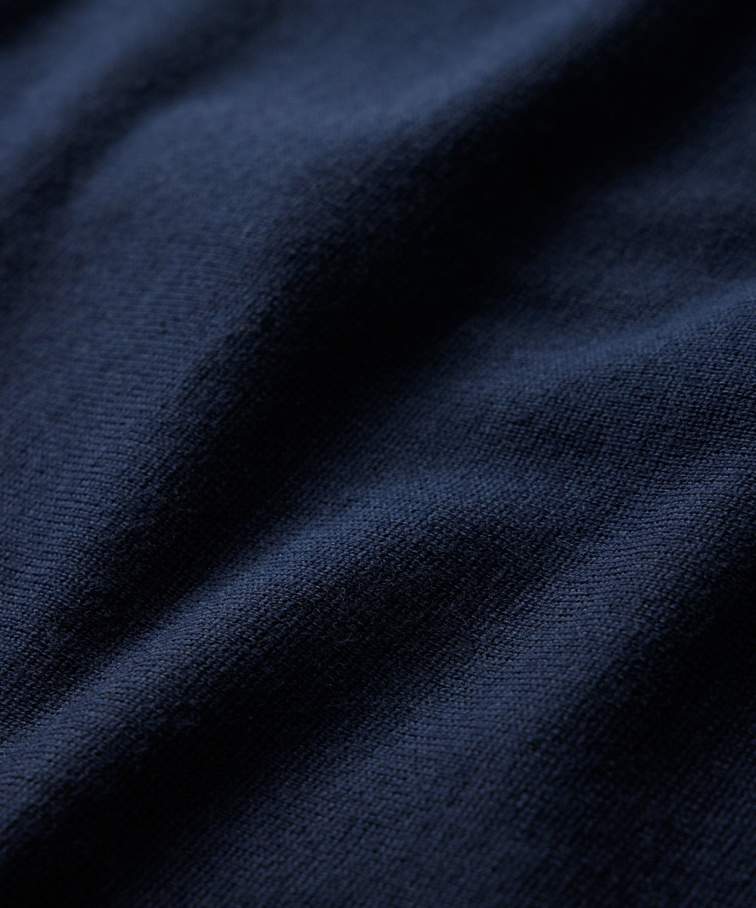 John Smedley Alston Merino Wool Zip-Up in Midnight - Image 2