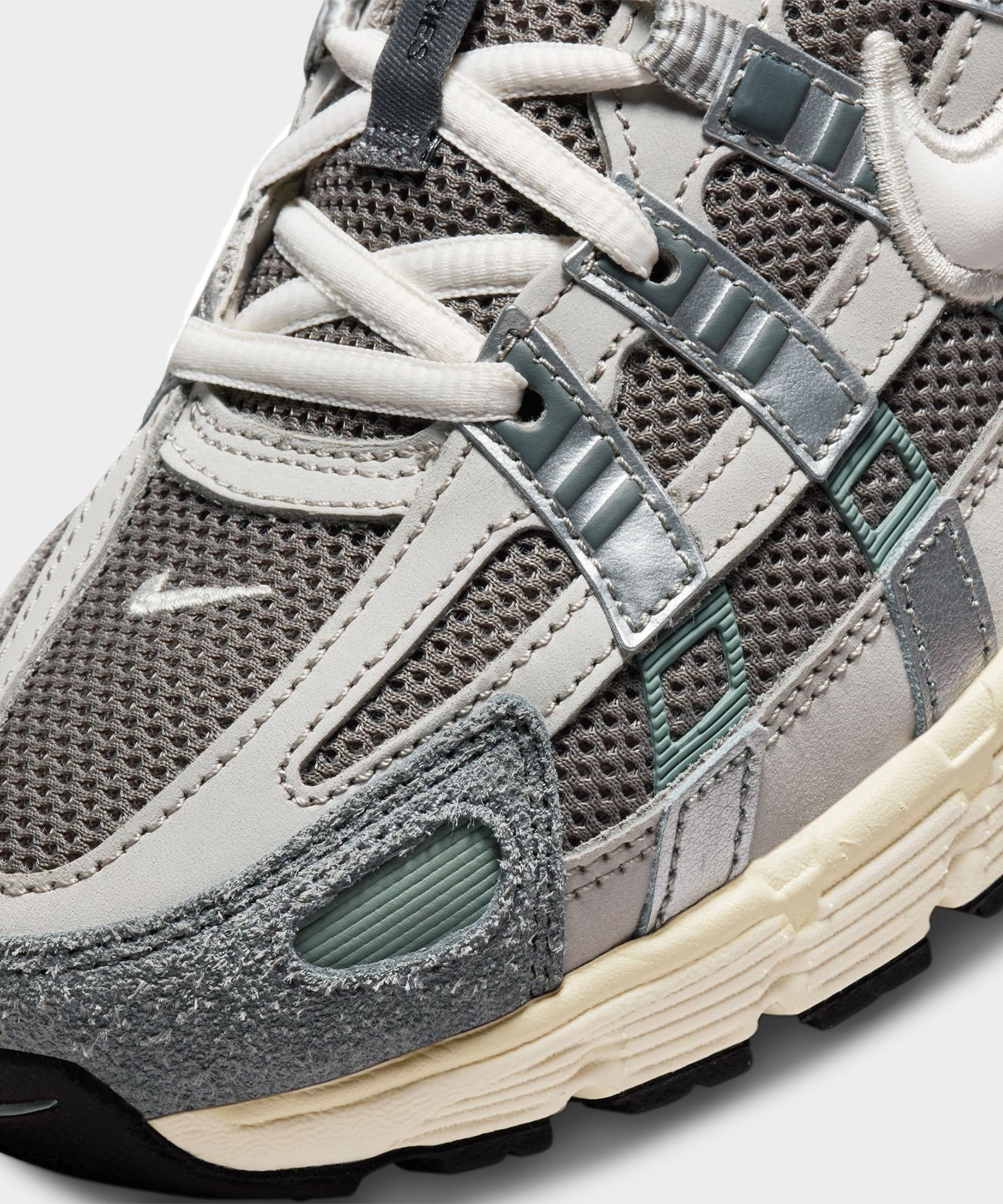 Nike P-6000 in Flat Pewter + Metallic Silver - Image 6