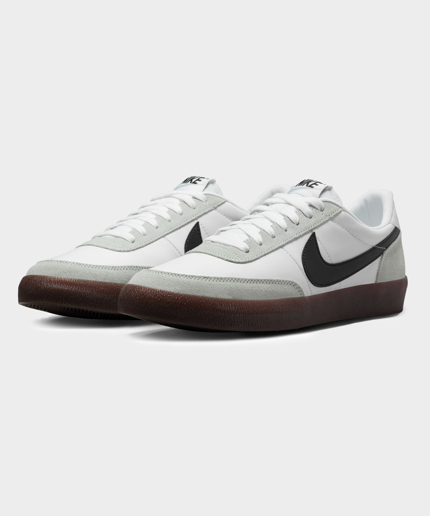 Nike Leather Killshot 2 in Black & Light Silver - Image 2