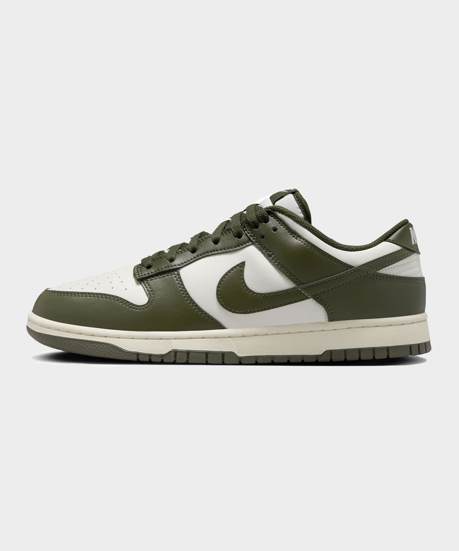 Nike Dunk Low Retro in Pale Ivory + Cargo Khaki - Image 3