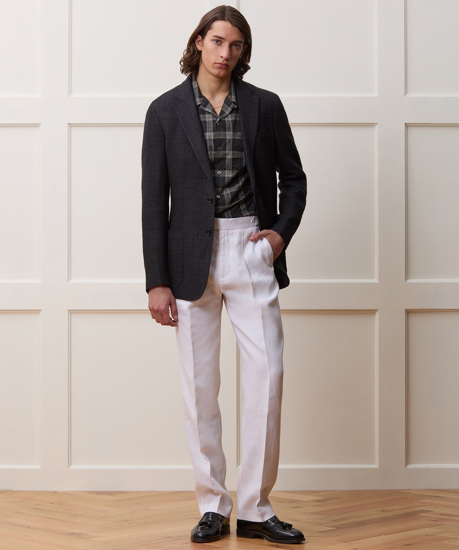 Italian Linen-Silk Donegal Sport Coat - Image 3