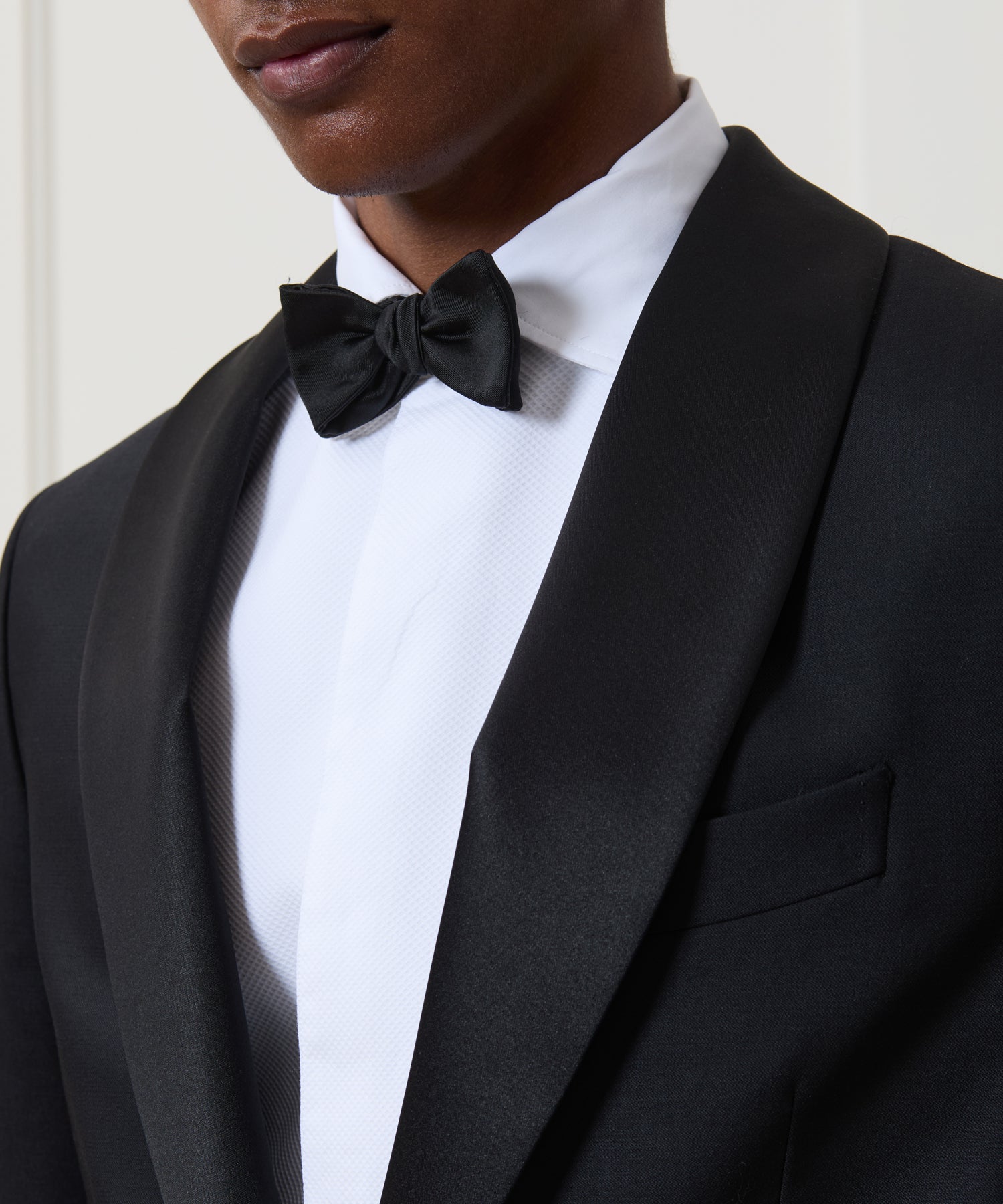 Slim Italian Wool Shawl Tuxedo - Image 3