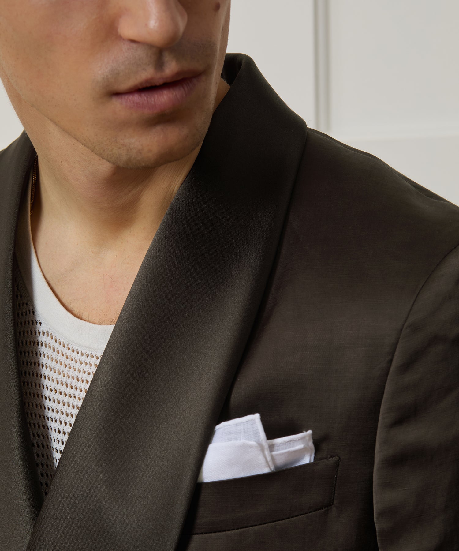 Relaxed Italian Double-Breasted Shawl Tuxedo - Image 3