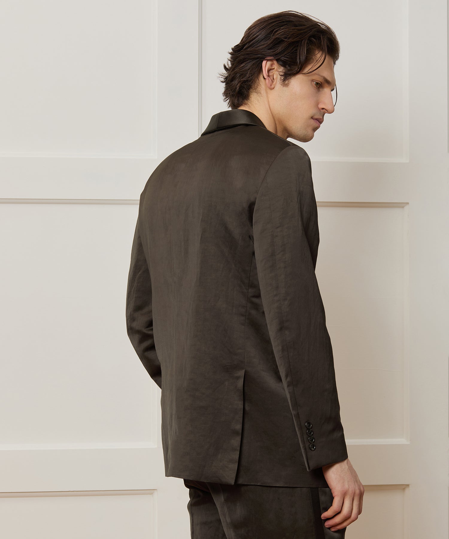 Relaxed Italian Double-Breasted Shawl Tuxedo - Image 4
