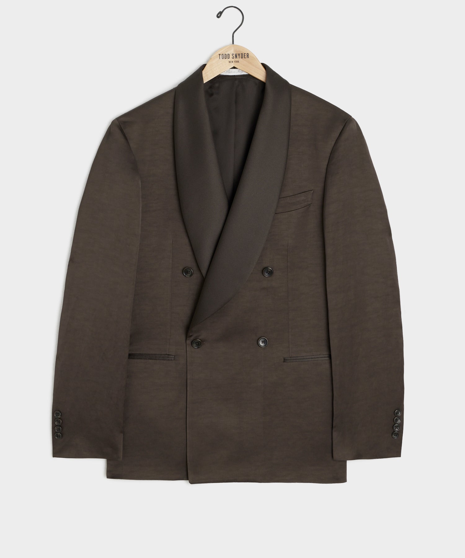 Relaxed Italian Double-Breasted Shawl Tuxedo - Image 8