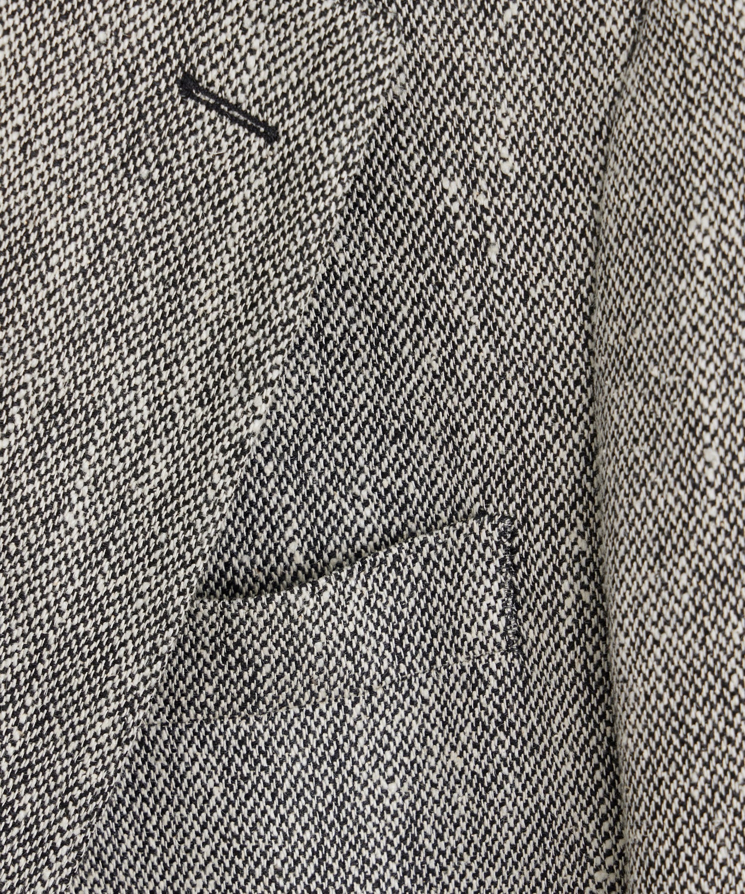 Italian Linen-Silk Madison Jacket in Grey - Image 6