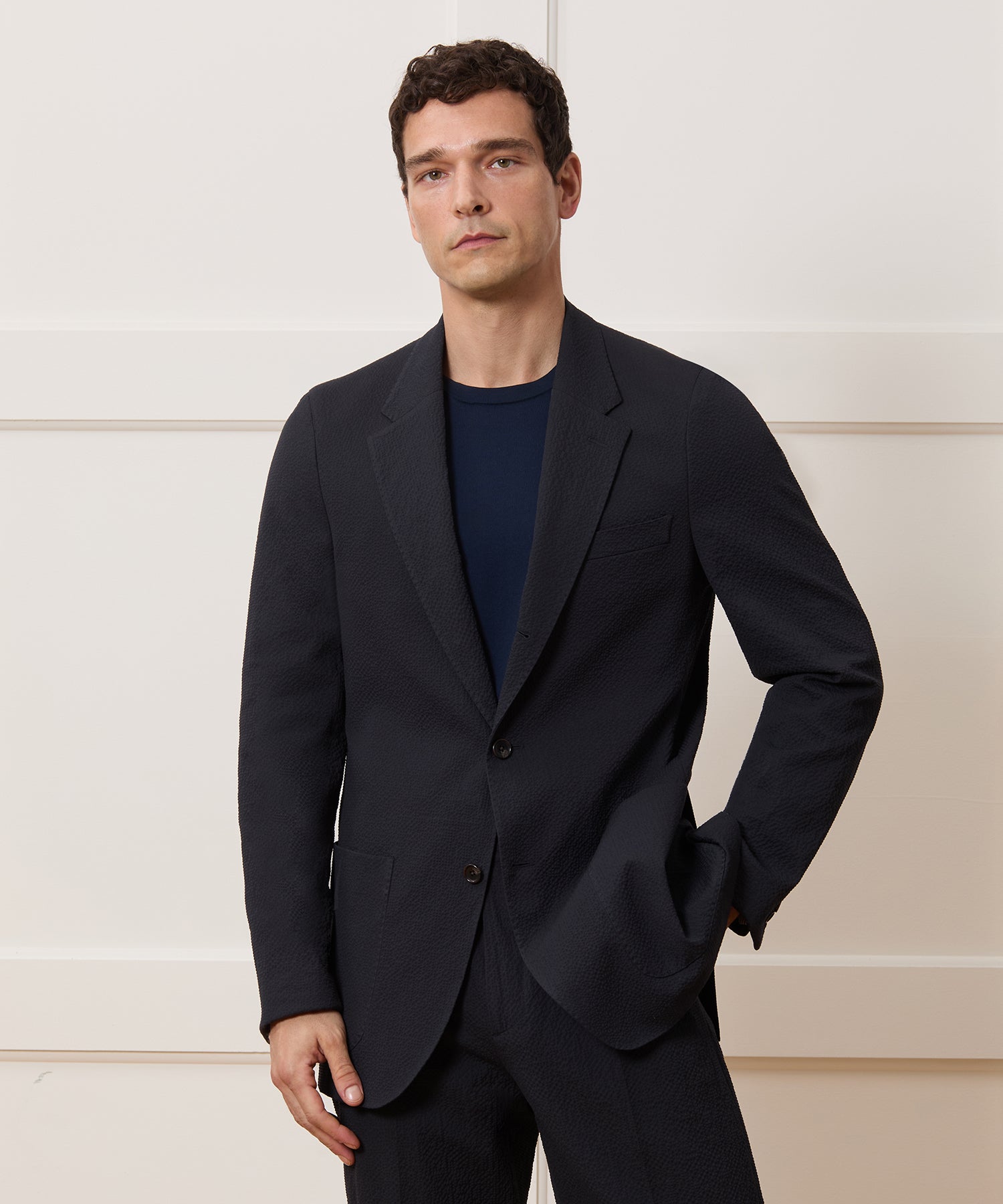Italian Seersucker Madison Jacket - Image 2