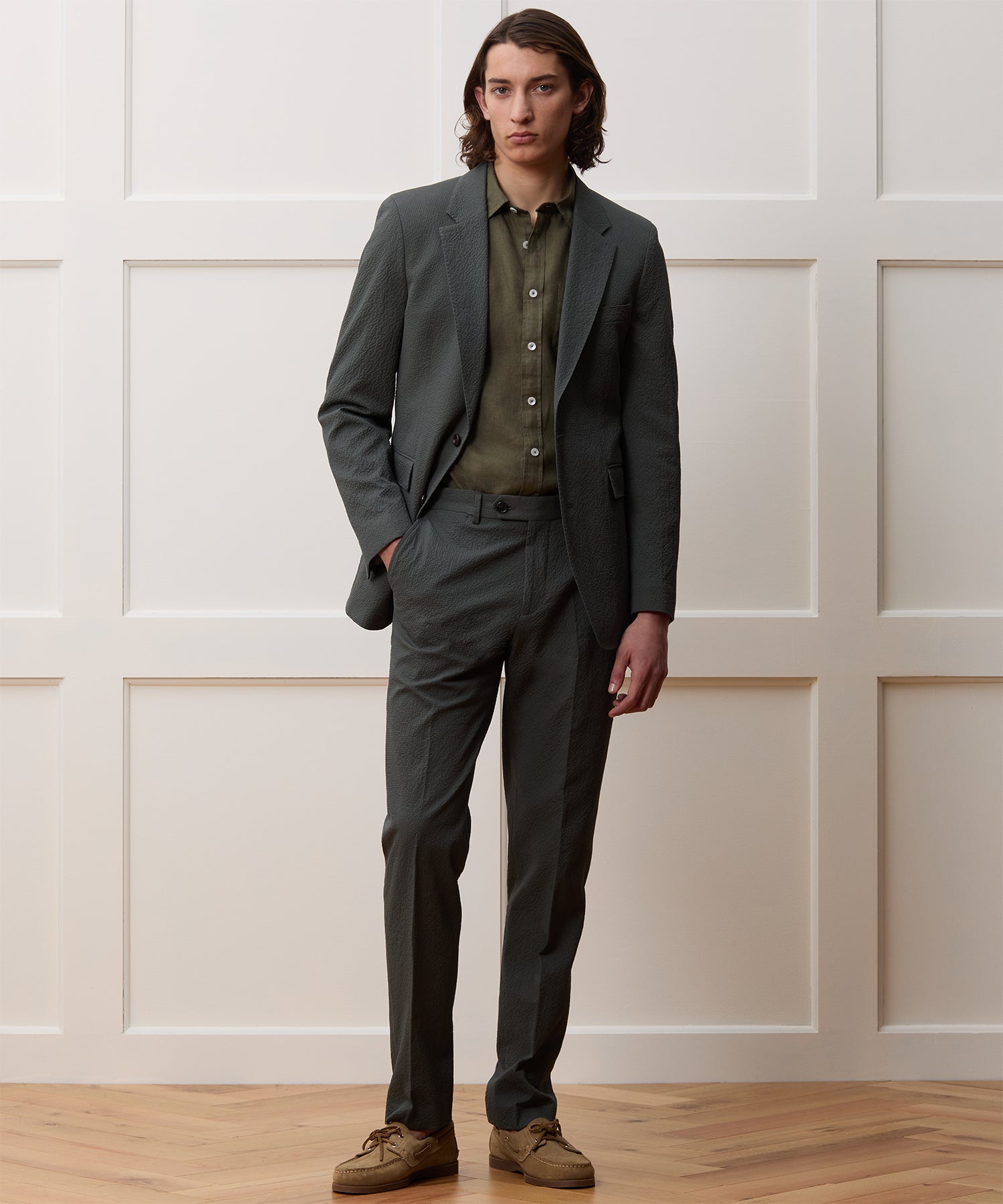 Italian Seersucker Sutton Jacket - Image 3