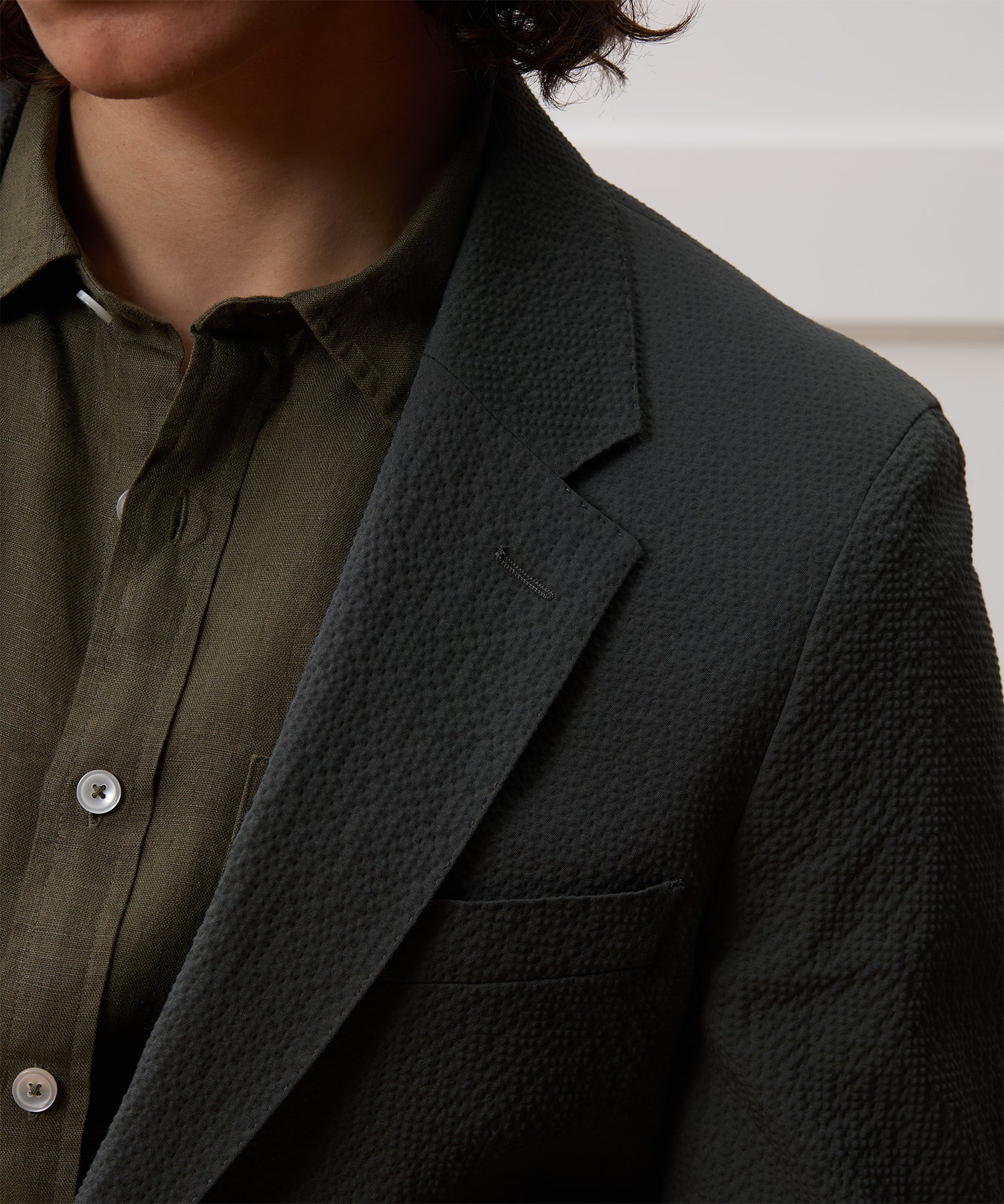 Italian Seersucker Sutton Jacket - Image 5