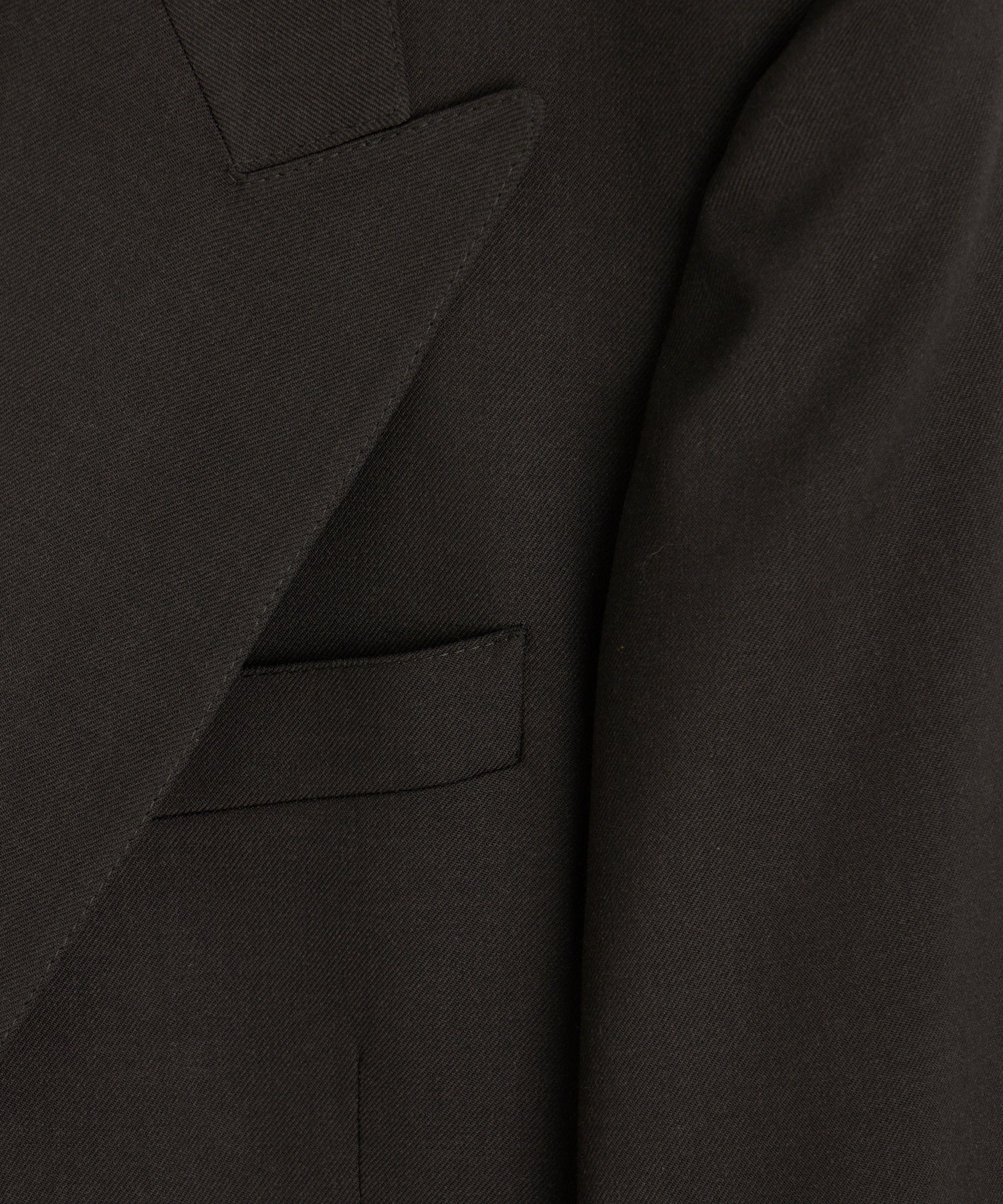 Italian Gabardine Wythe Jacket in Dark Brown - Image 3
