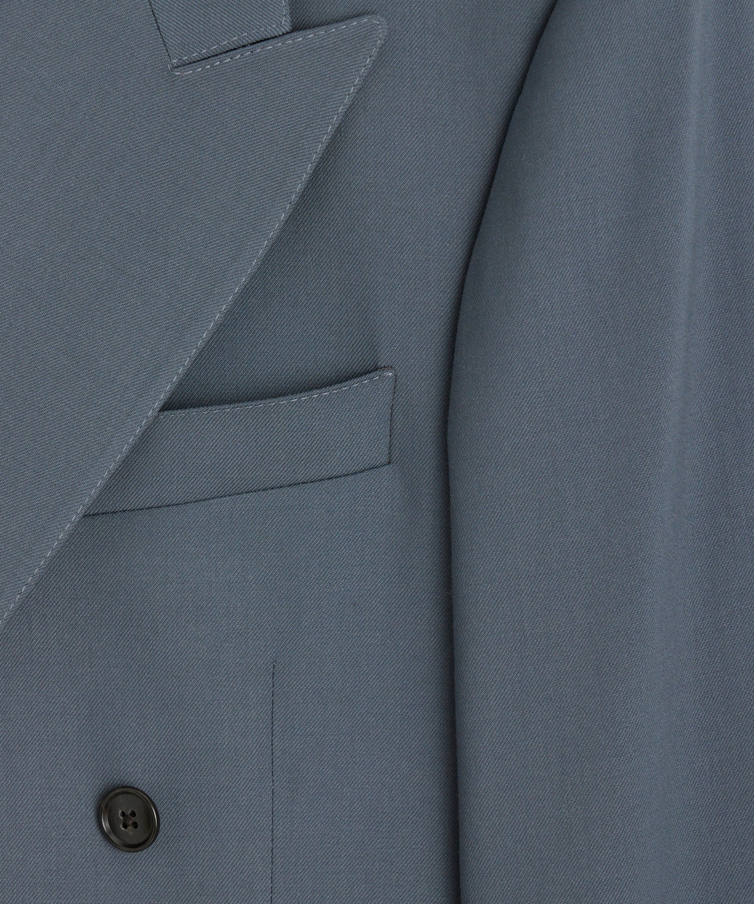 Italian Gabardine Wythe Jacket in Steel Blue - Image 3