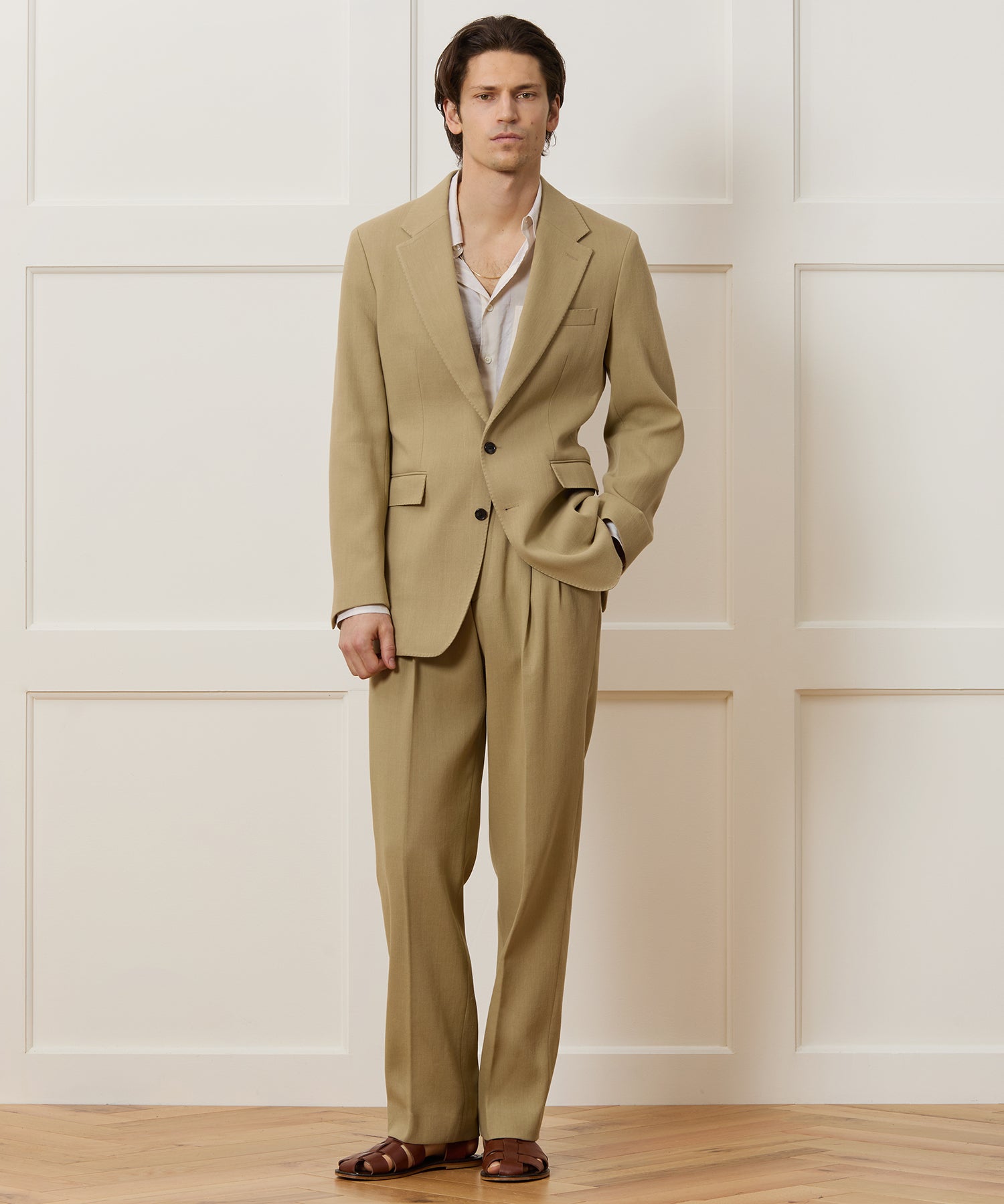Italian Cotton Crepe Wythe Jacket - Image 3