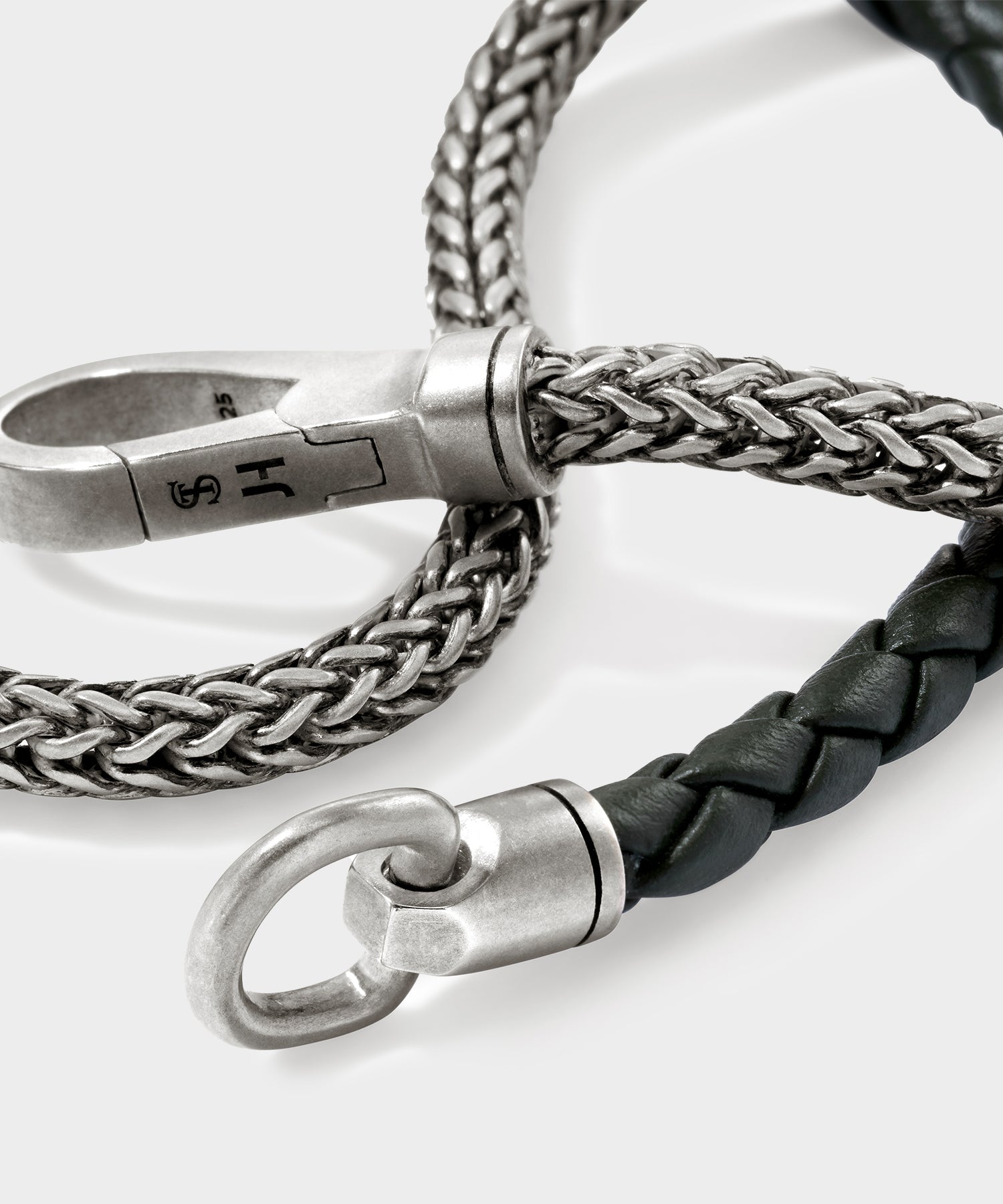 Todd Snyder x John Hardy Silver Double Wrap Bracelet - Image 5