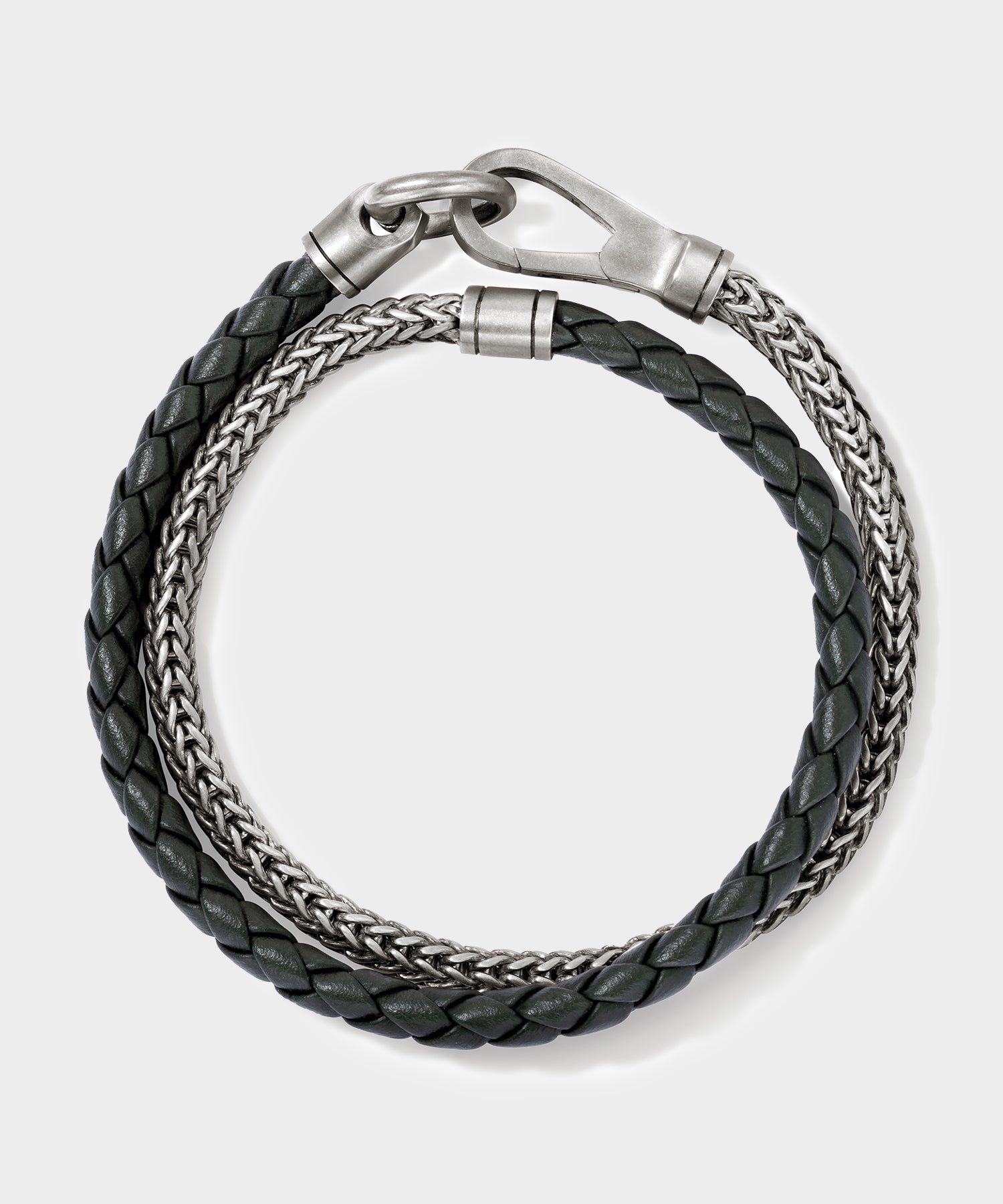 Todd Snyder x John Hardy Silver Double Wrap Bracelet - Image 3