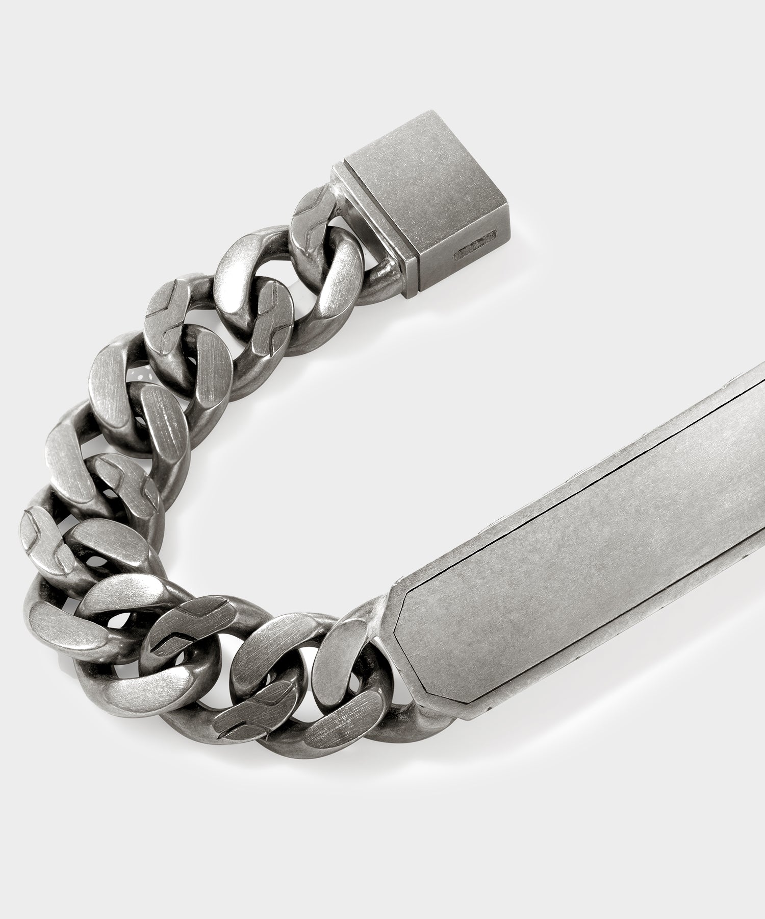 Todd Snyder x John Hardy Silver Curb Link Station Bracelet - Image 5