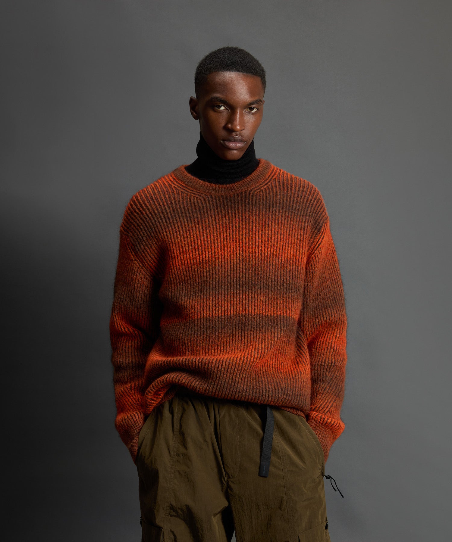 Todd Snyder x Woolrich Spacedyed Wool-Cashmere Crewneck Sweater - Image 2