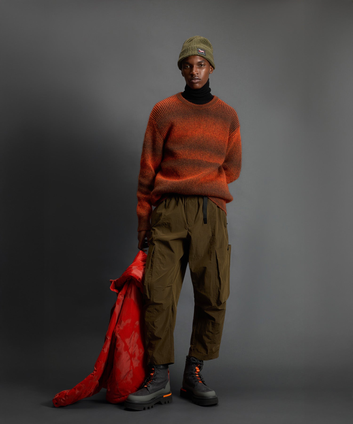Todd Snyder x Woolrich Spacedyed Wool-Cashmere Crewneck Sweater - Image 3