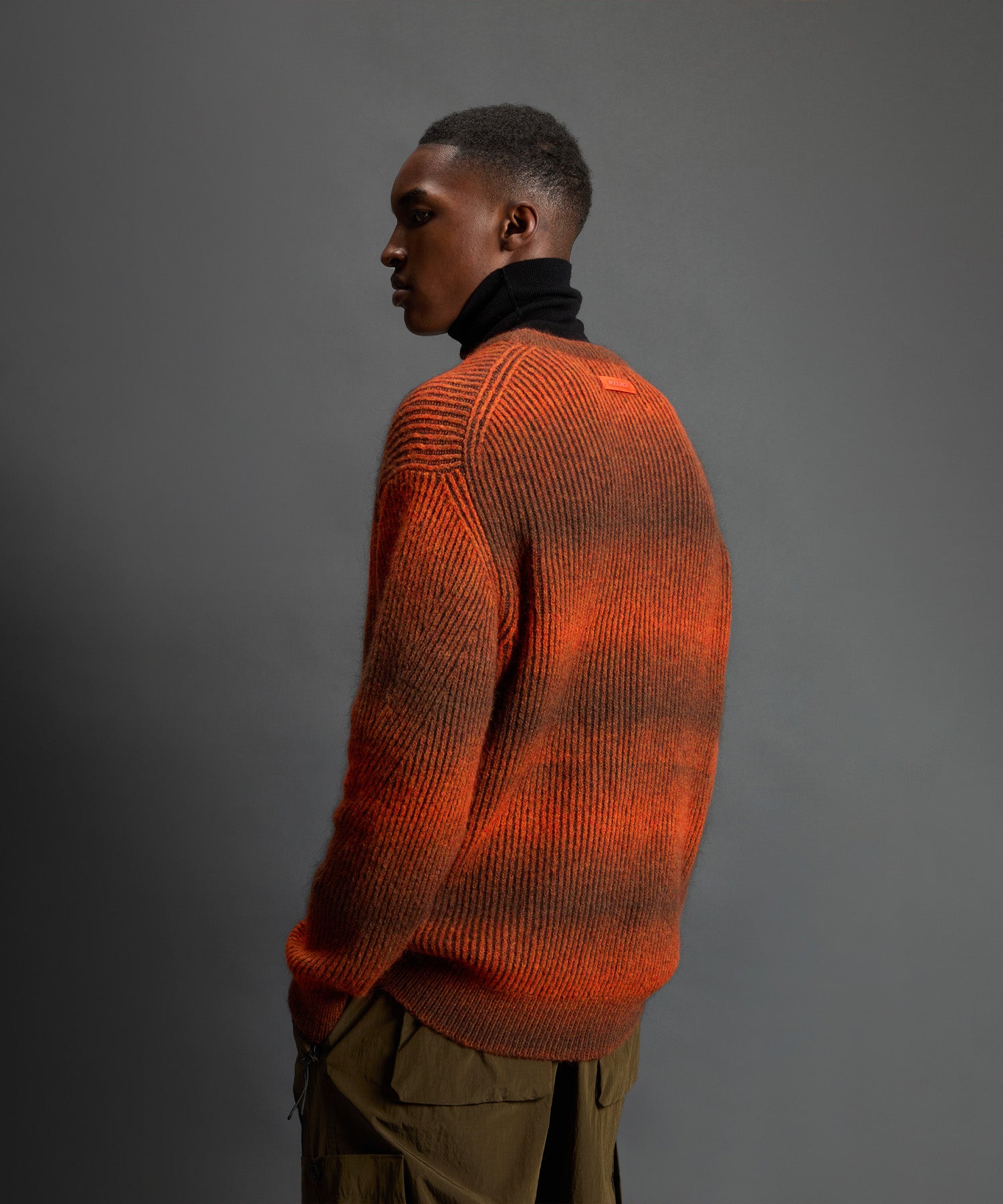 Todd Snyder x Woolrich Spacedyed Wool-Cashmere Crewneck Sweater - Image 4
