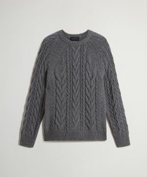 Todd Snyder x Woolrich Moulin?? Cable Knit Crewneck