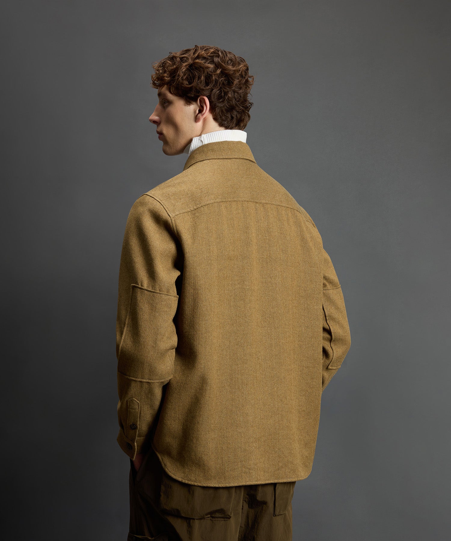 Todd Snyder x Woolrich Linen-Cashmere Overshirt - Image 4