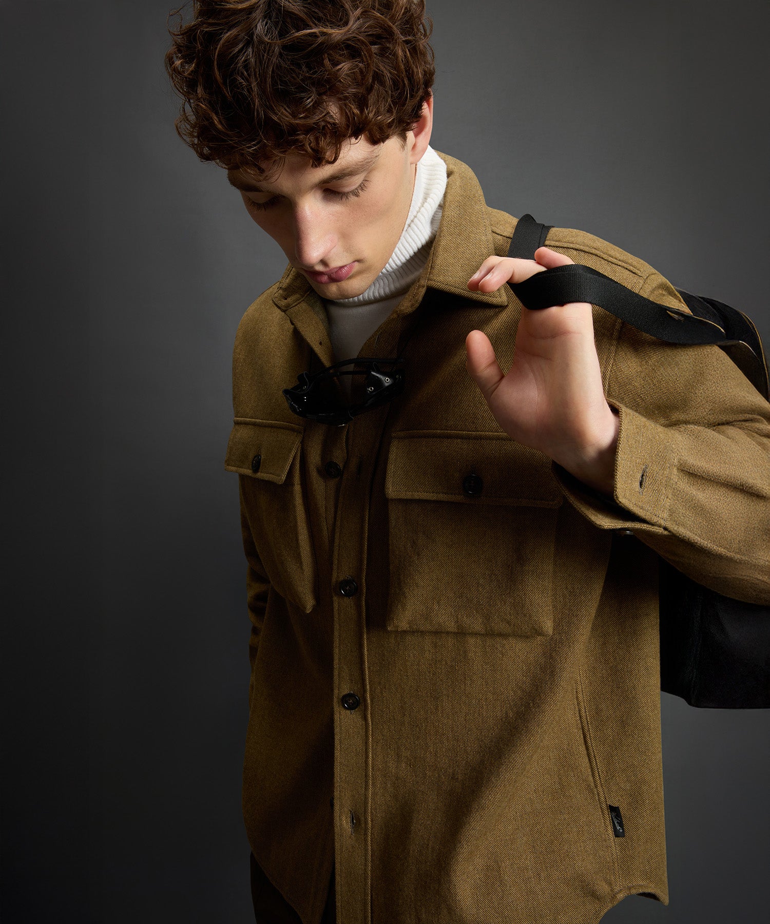 Todd Snyder x Woolrich Linen-Cashmere Overshirt - Image 5