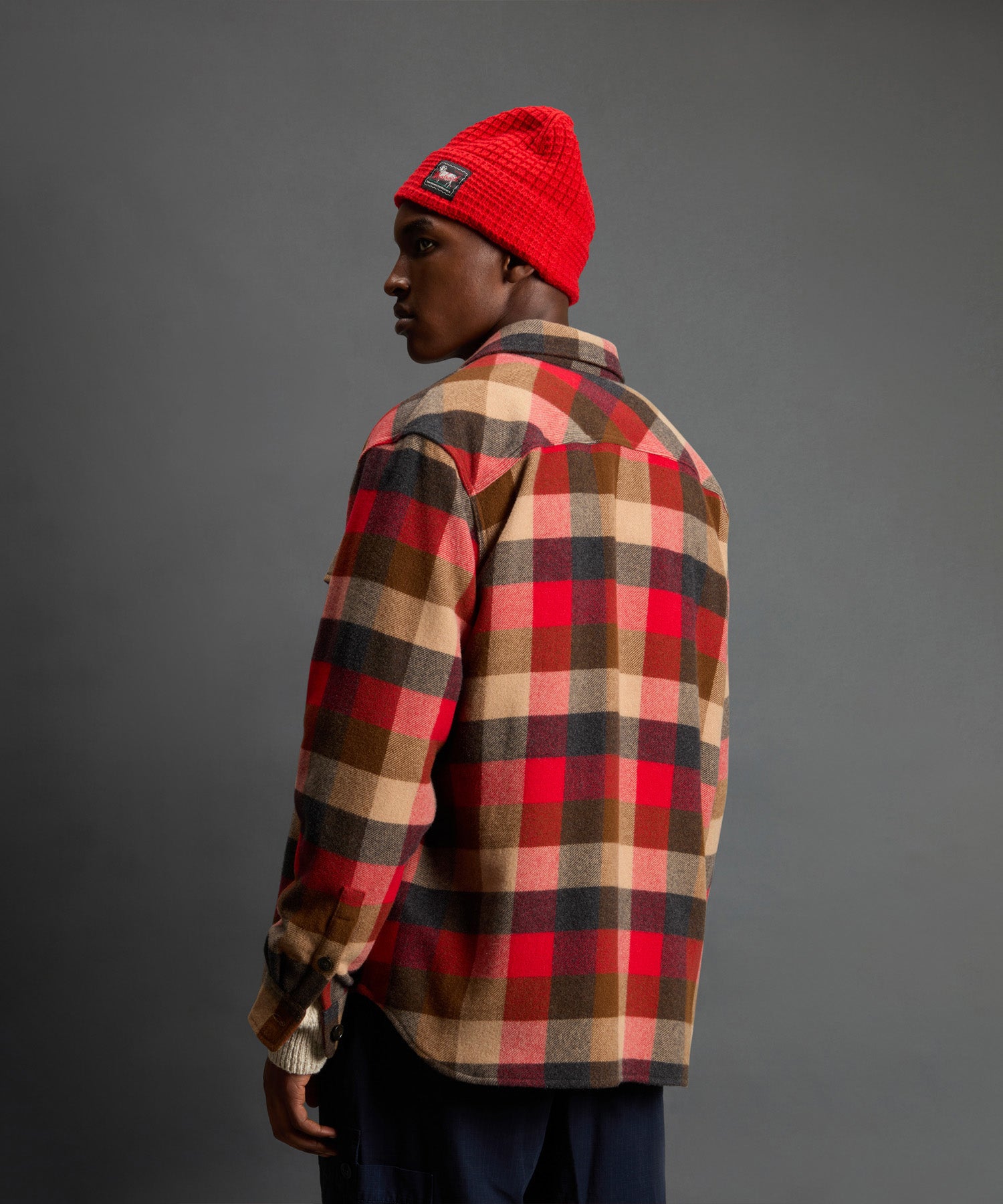 Todd Snyder x Woolrich Cashmere Plaid Overshirt - Image 4