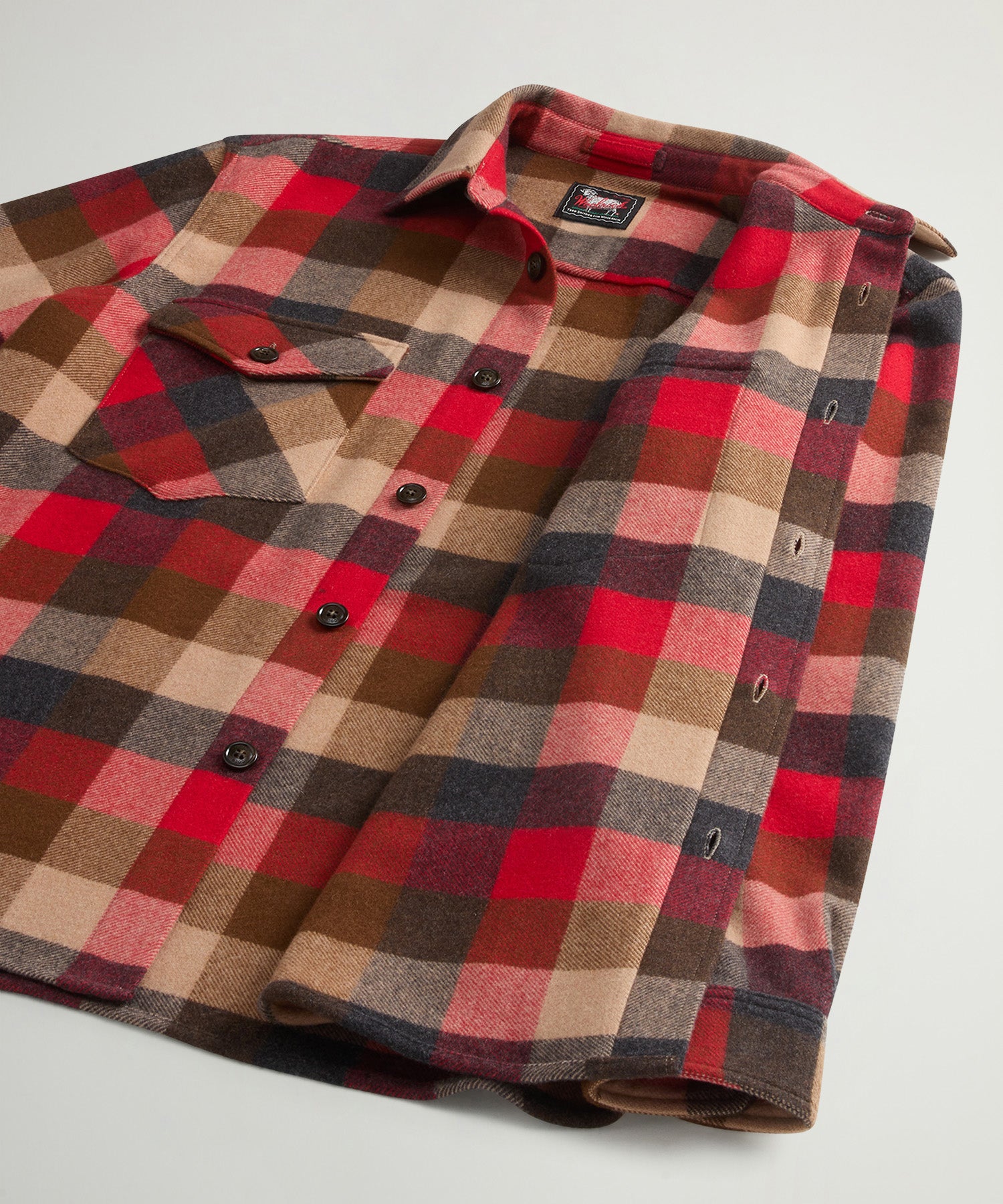 Todd Snyder x Woolrich Cashmere Plaid Overshirt - Image 8