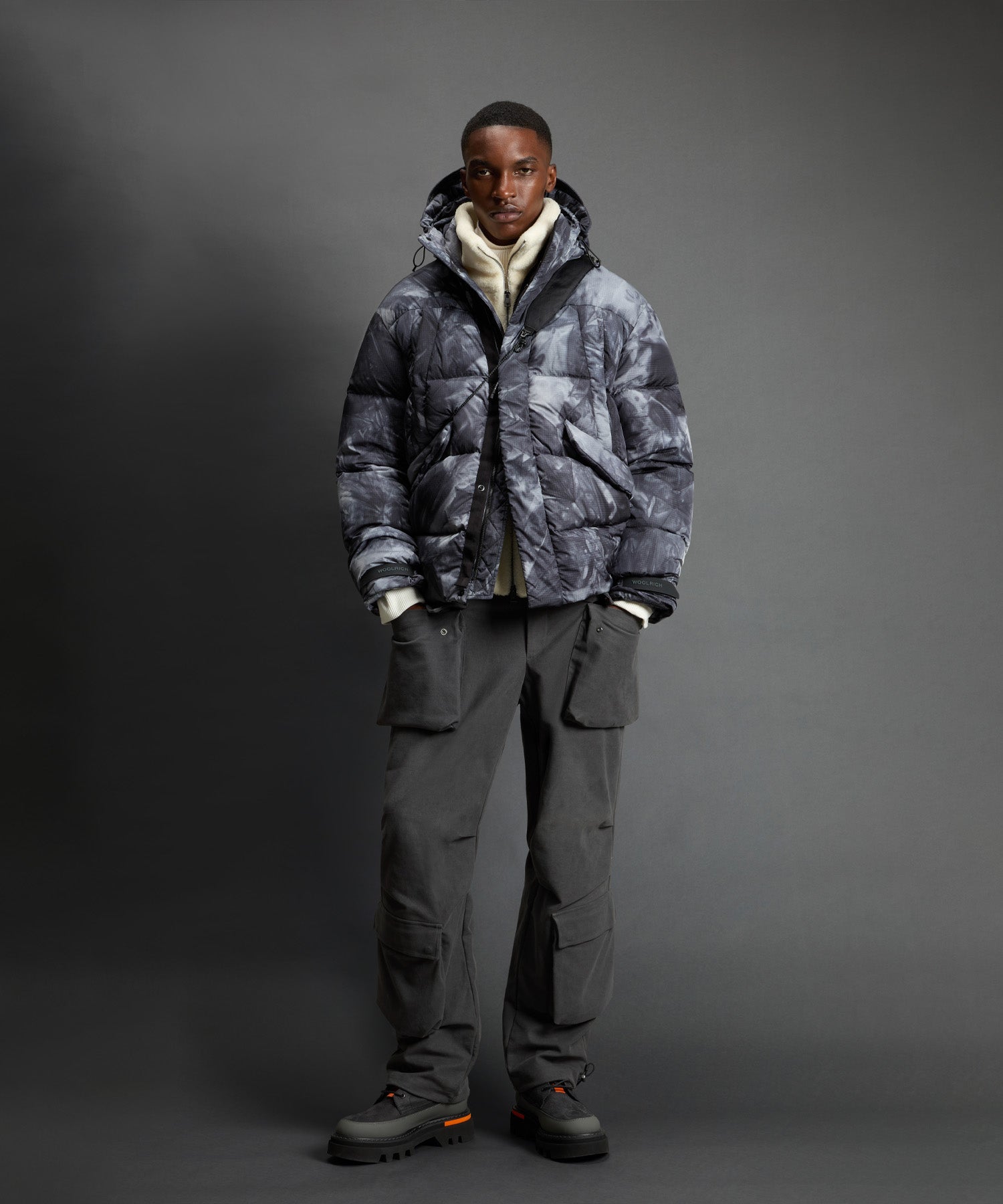 Todd Snyder x Woolrich Tie-Dye Glacier Puffer Jacket - Image 3