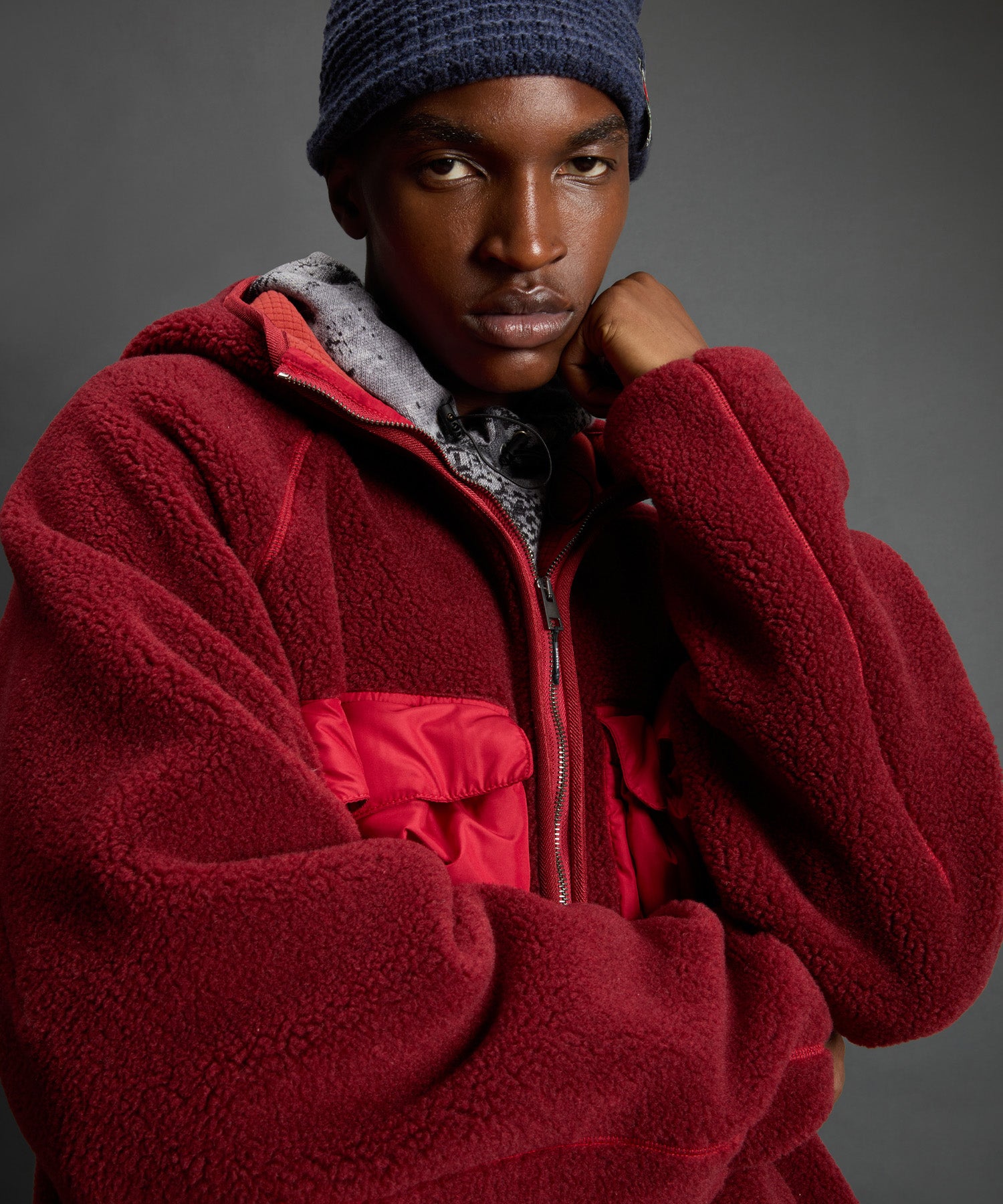 Todd Snyder x Woolrich Sherpa Fleece Quilted Full-Zip Jacket - Image 5