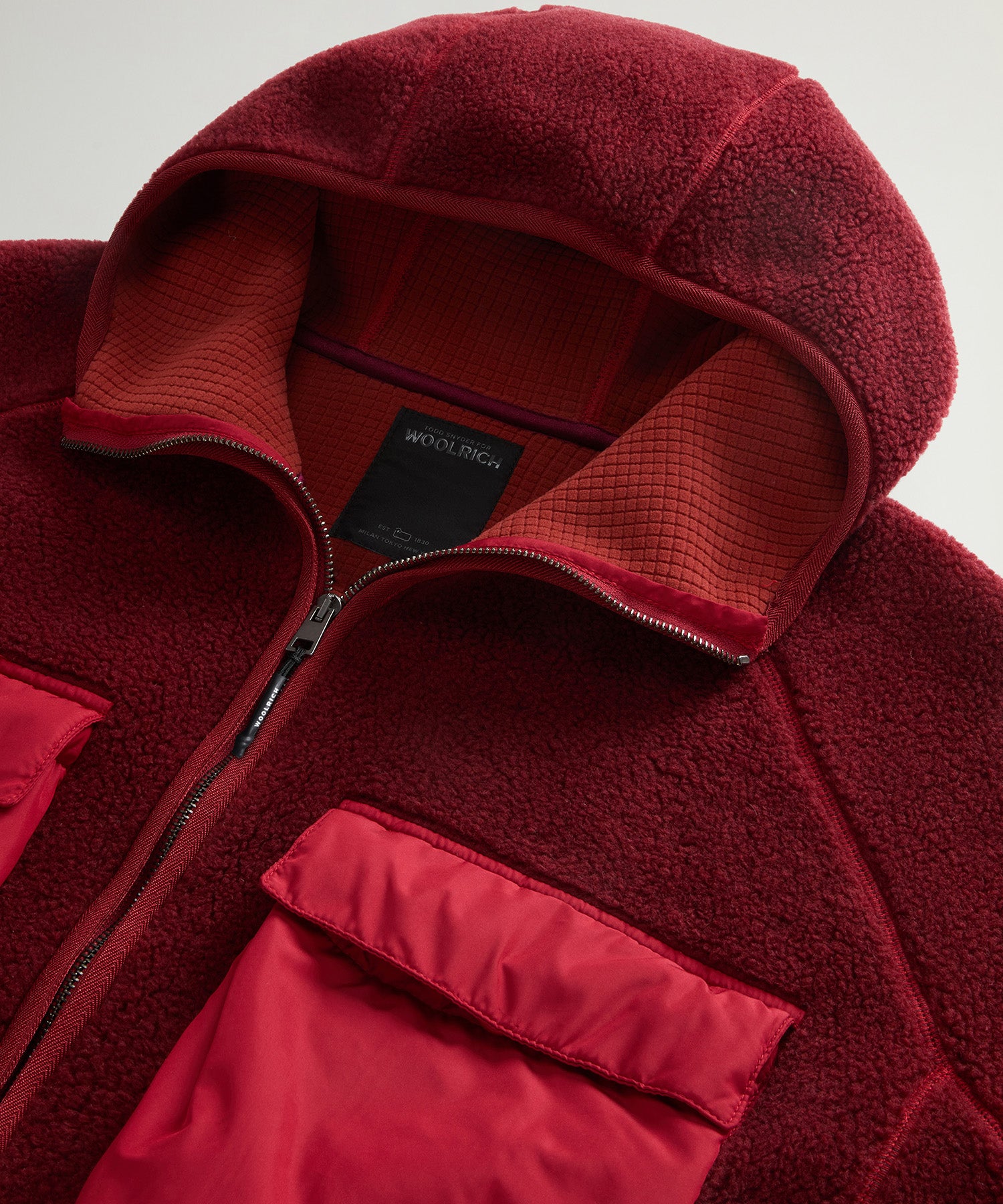 Todd Snyder x Woolrich Sherpa Fleece Quilted Full-Zip Jacket - Image 6