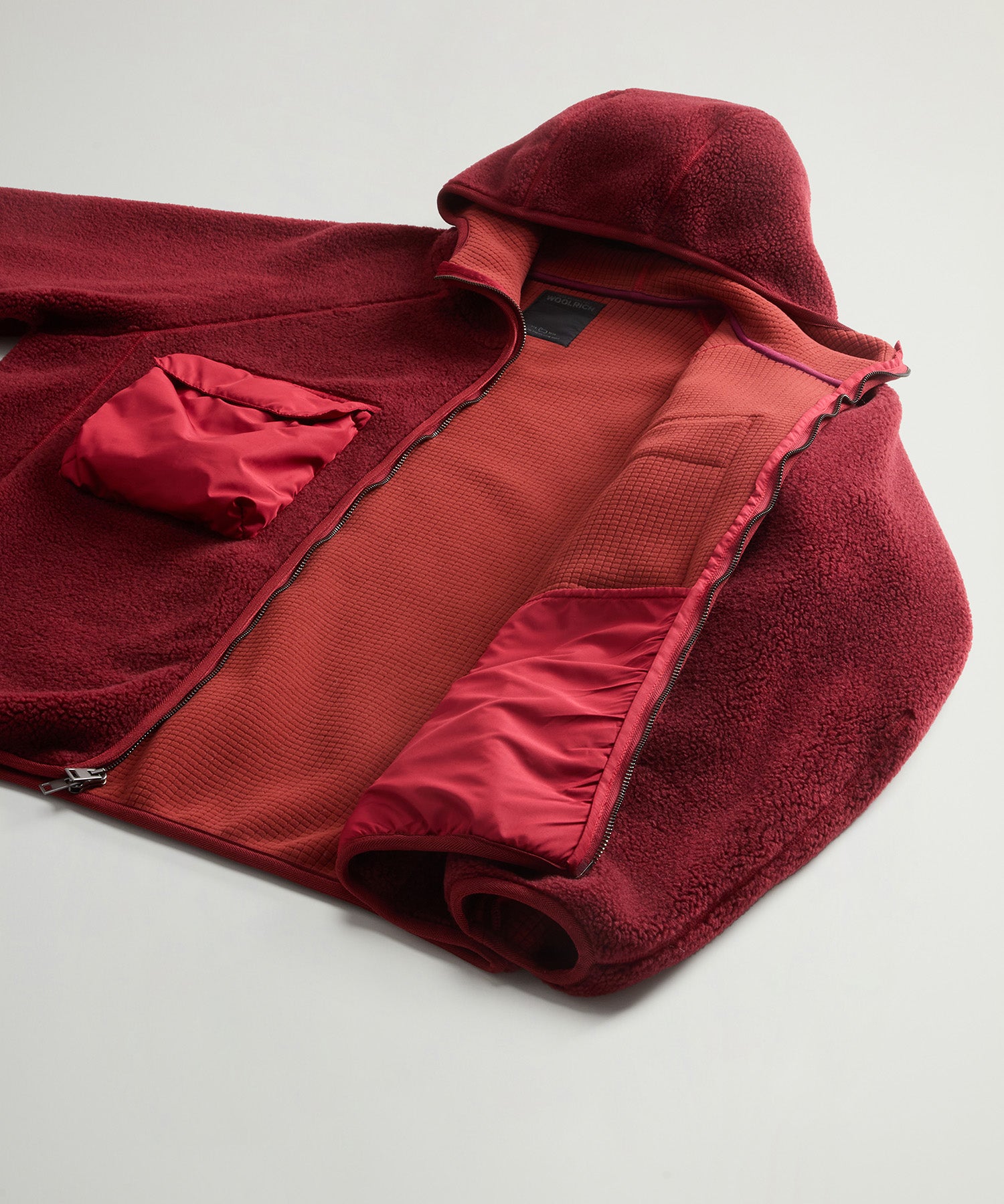 Todd Snyder x Woolrich Sherpa Fleece Quilted Full-Zip Jacket - Image 9
