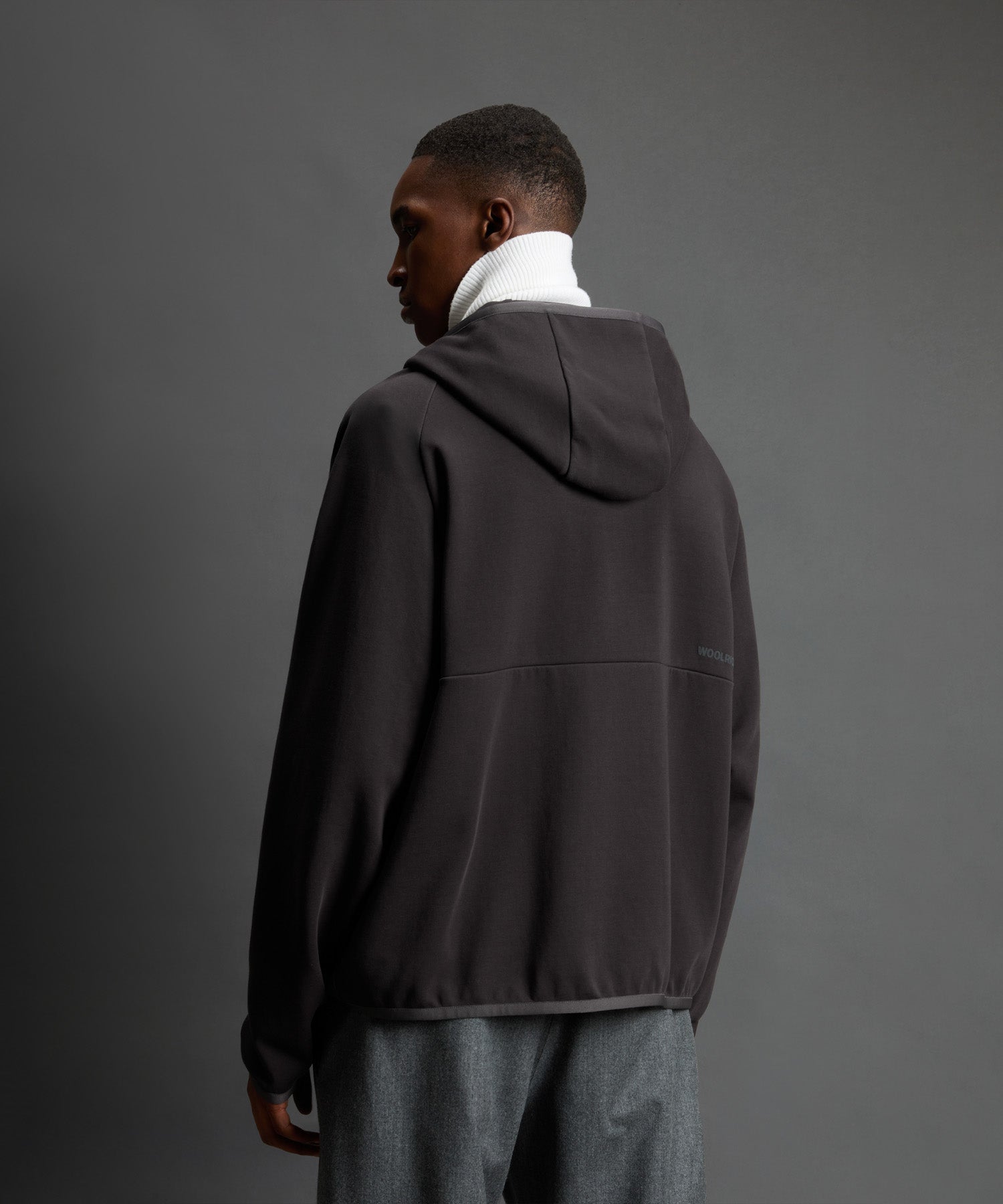 Todd Snyder x Woolrich Tech Fleece Full-Zip Hoodie - Image 4