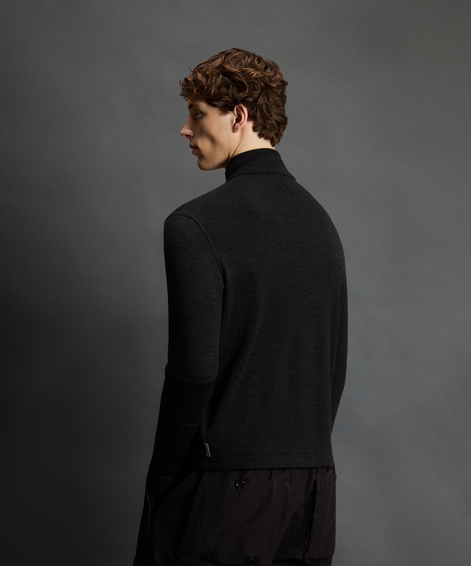 Todd Snyder x Woolrich Tech Wool Quarter-Zip Sweater - Image 4